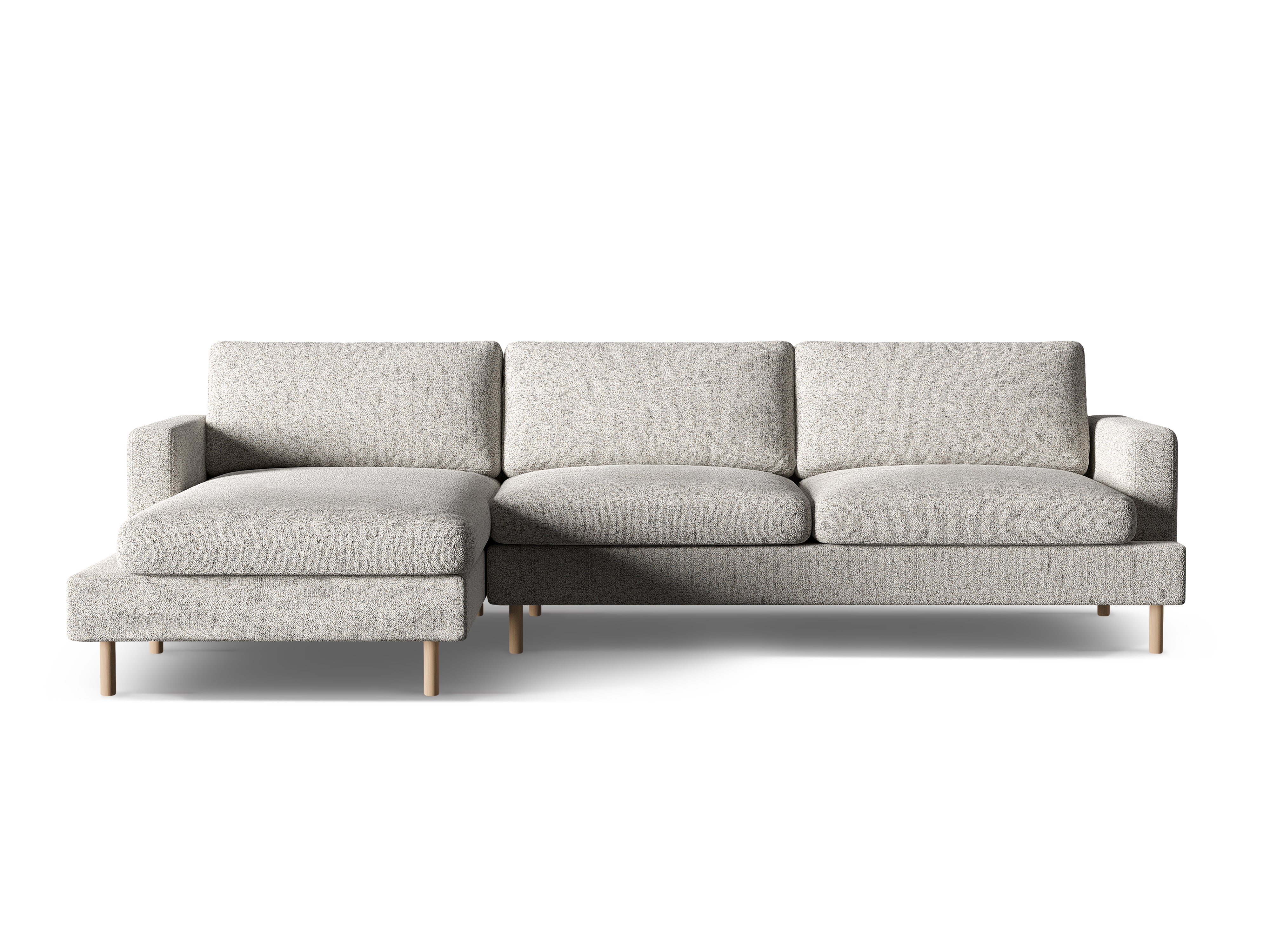 Aliya Ecksofa, 4 Sitze, 294x148cm, Material: Strukturstoff