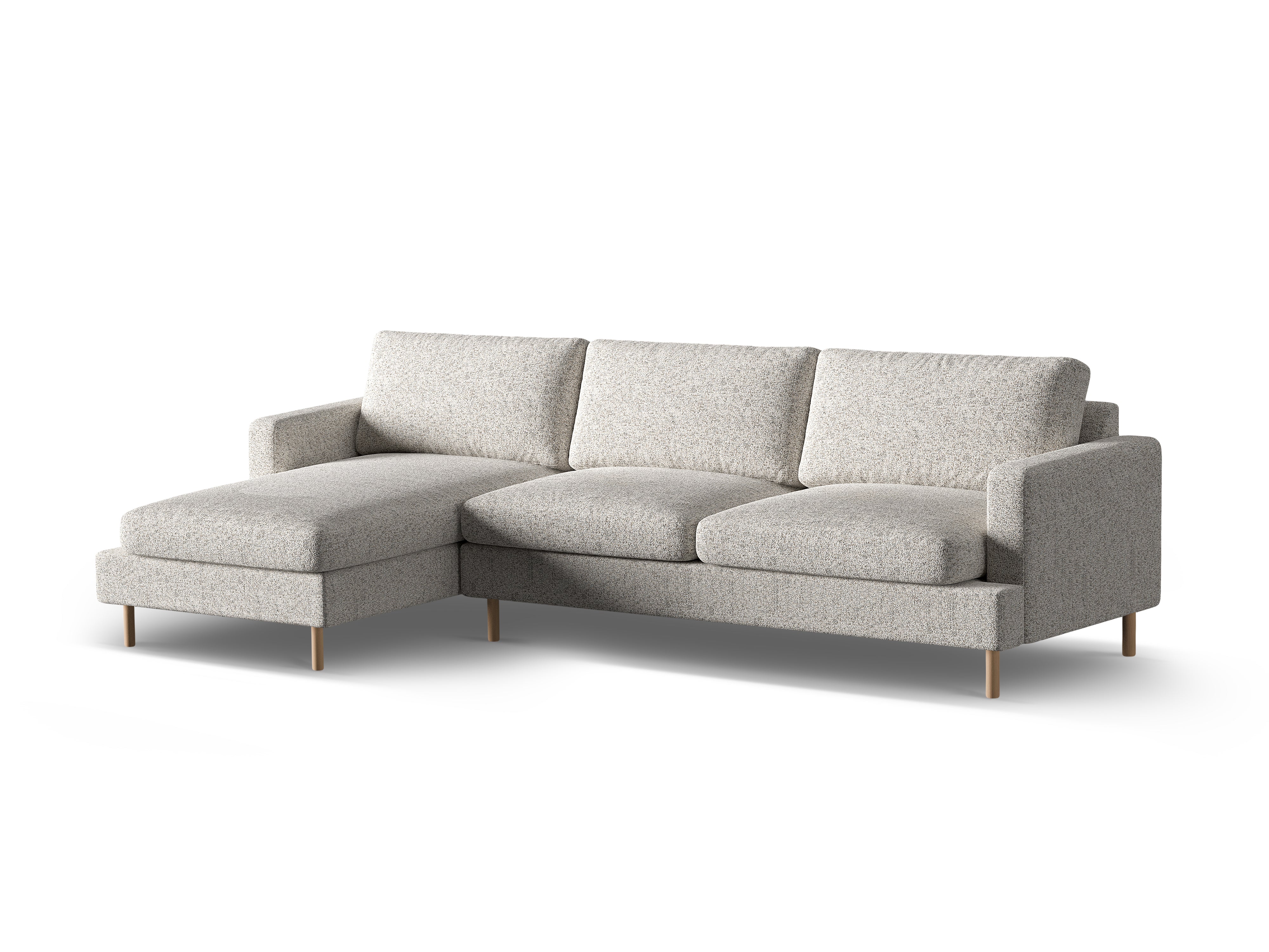 Aliya Ecksofa, 4 Sitze, 294x148cm, Material: Strukturstoff