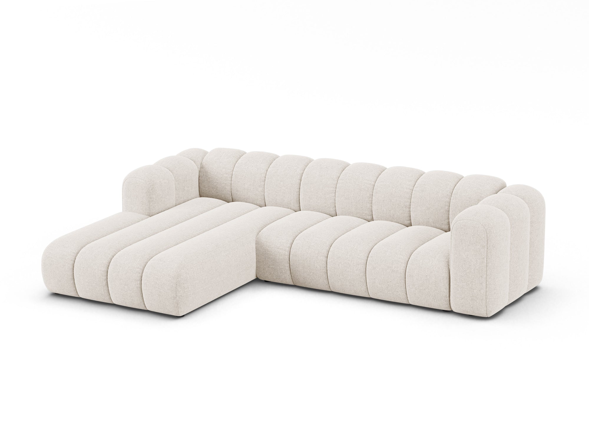 Ecksofa Lupine 290x177cm, Material: Chenille Eden