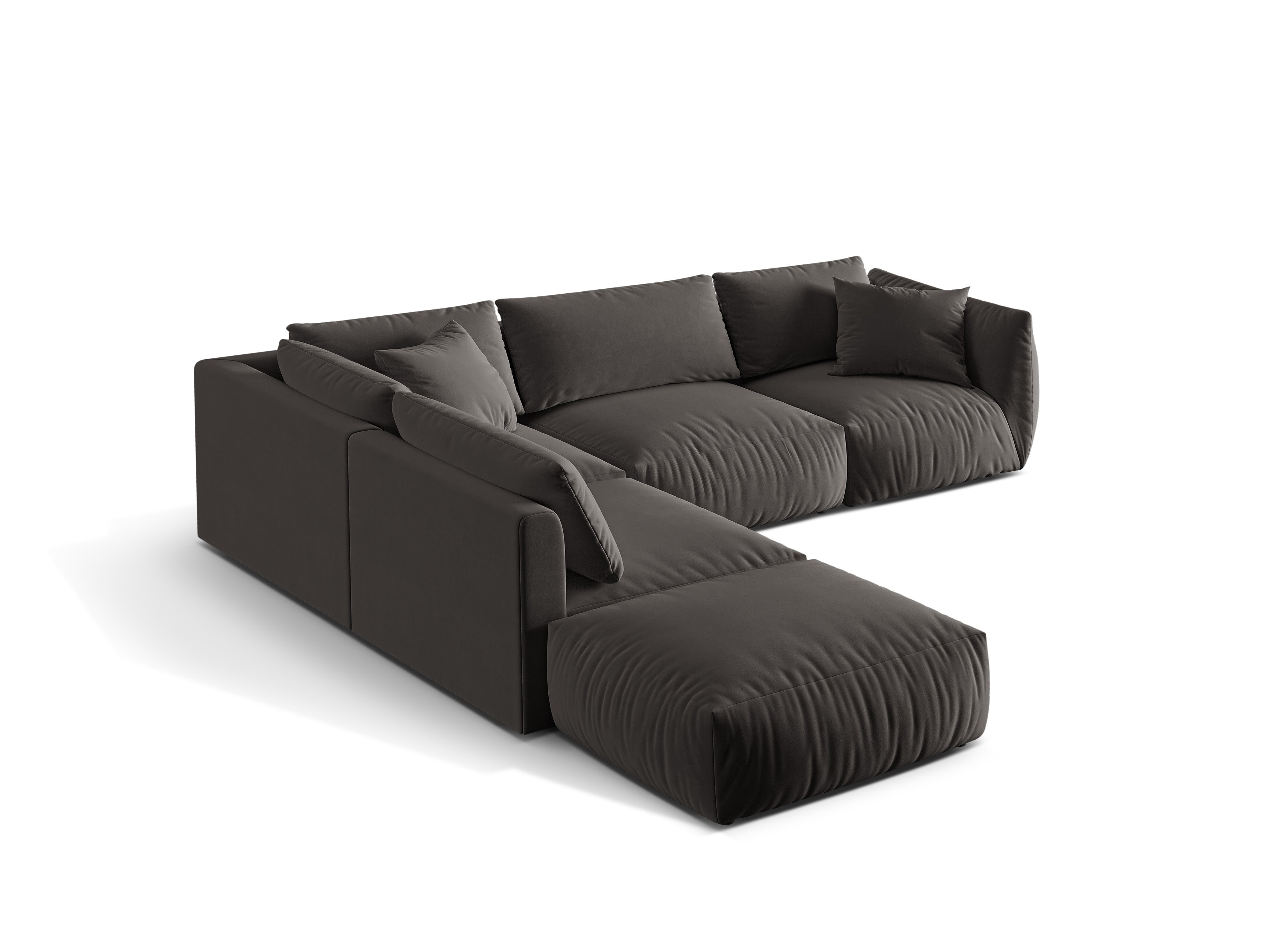 Ecksofa Chris 295x290cm, Material: Samt