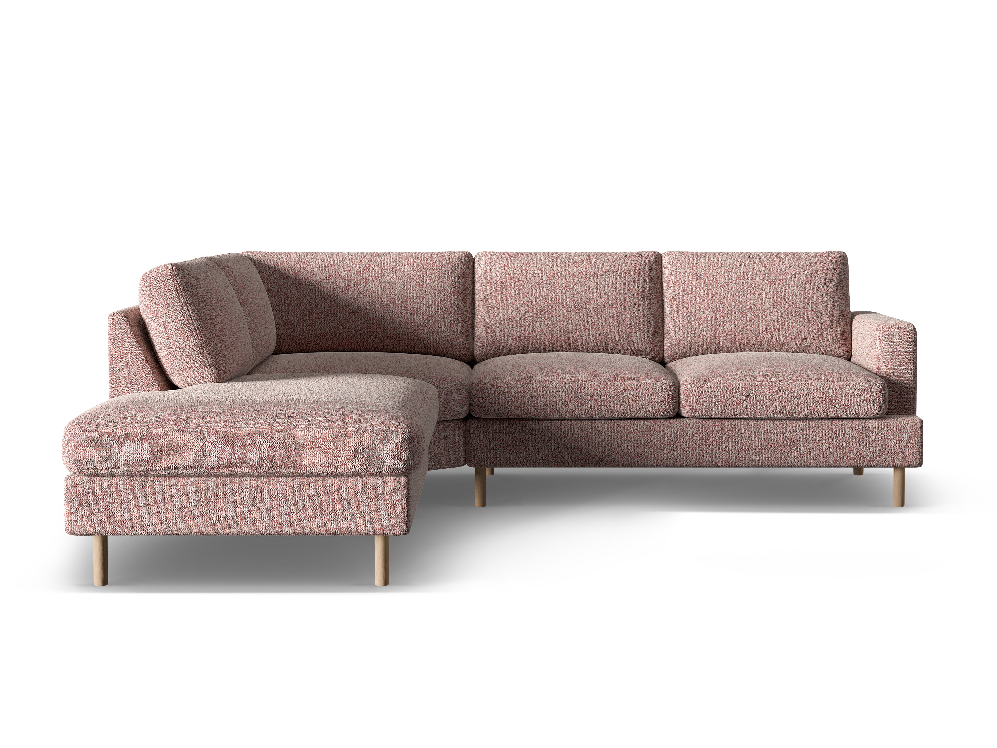 Aliya Ecksofa, 4 Sitze, 283,5x231cm, Material: Strukturstoff