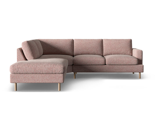 Kutna garnitura Aliya, 4 sjedala, 283.5x231cm, Materijal: Strukturirana tkanina