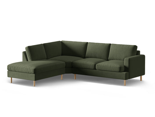 Kutna garnitura Aliya, 4 sjedala, 283.5x231cm, Materijal: Baršun