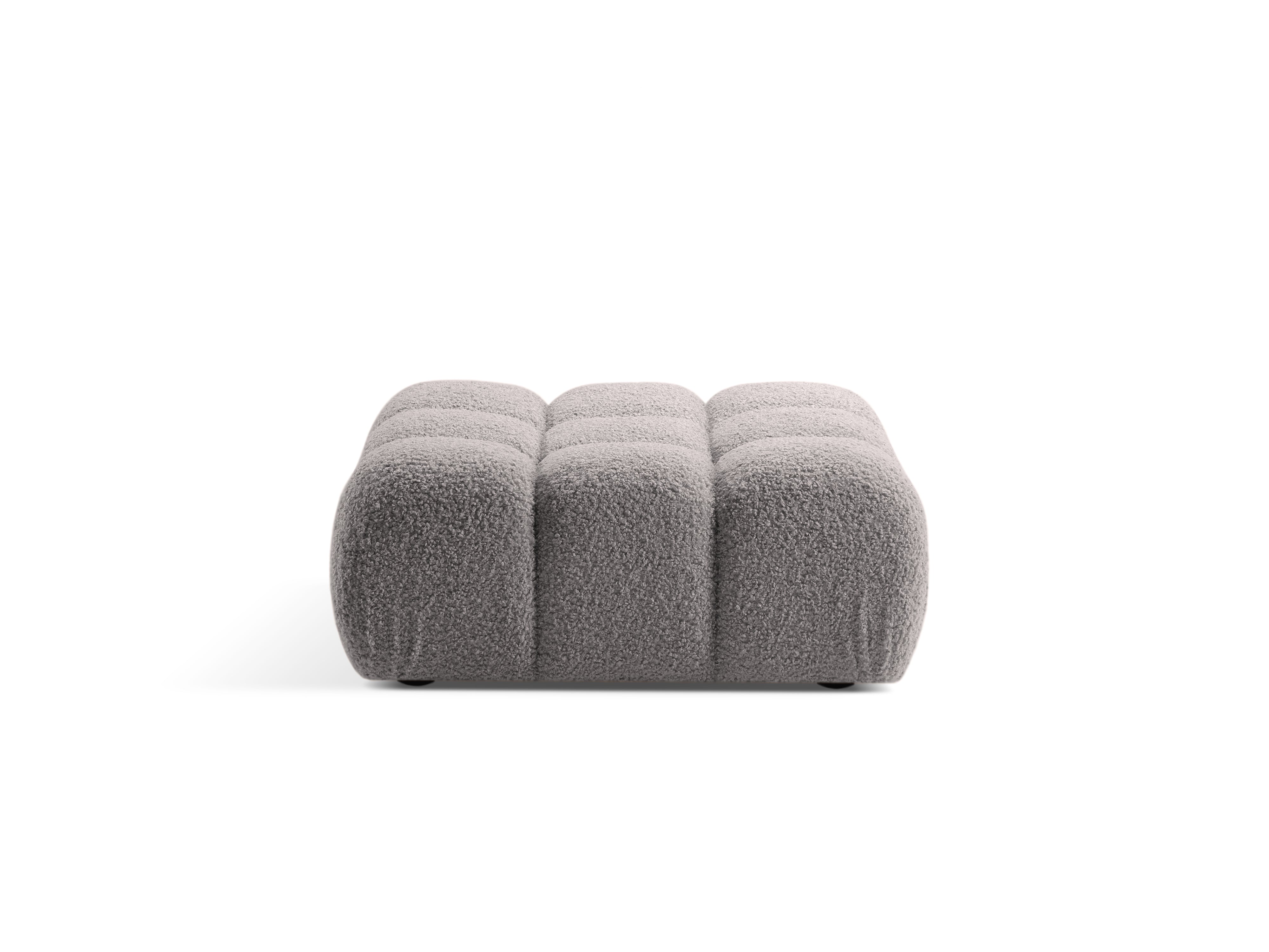 Bellis Hocker 94x94cm, Material: Bouclé