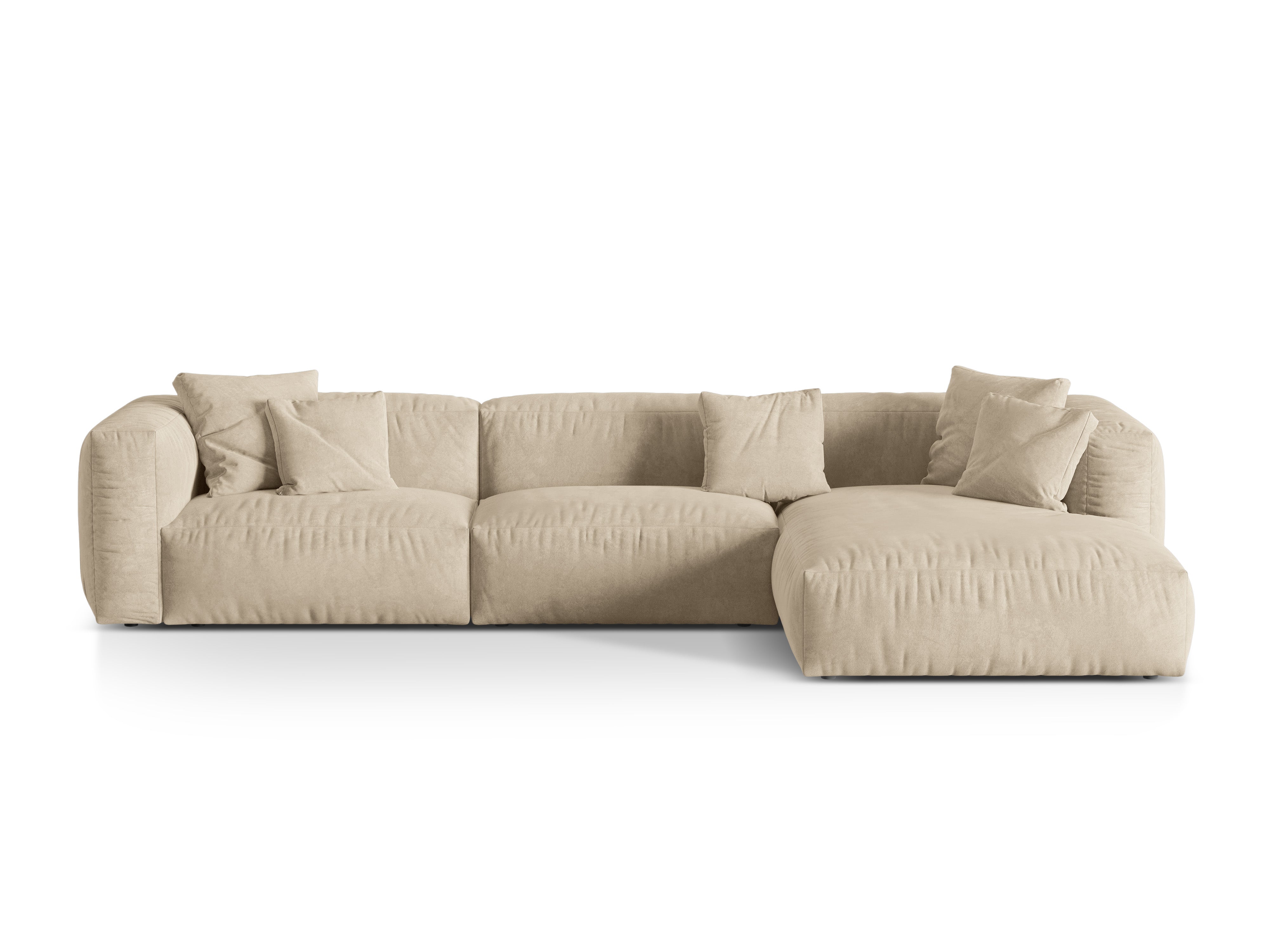 Ecksofa Martina, 330x176cm, Material: Samt