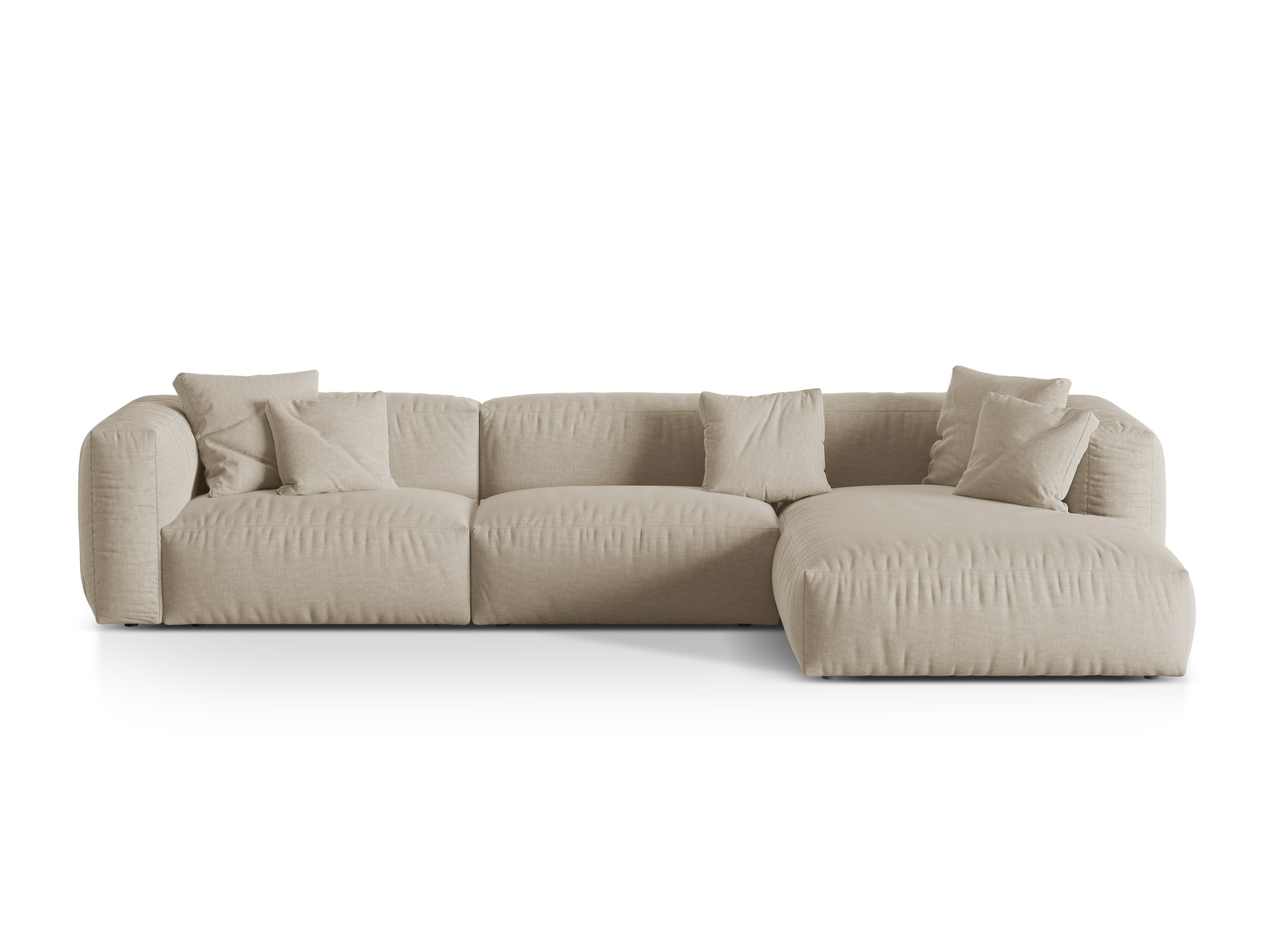 Ecksofa Martin, 330x176cm, Material: Strukturstoff