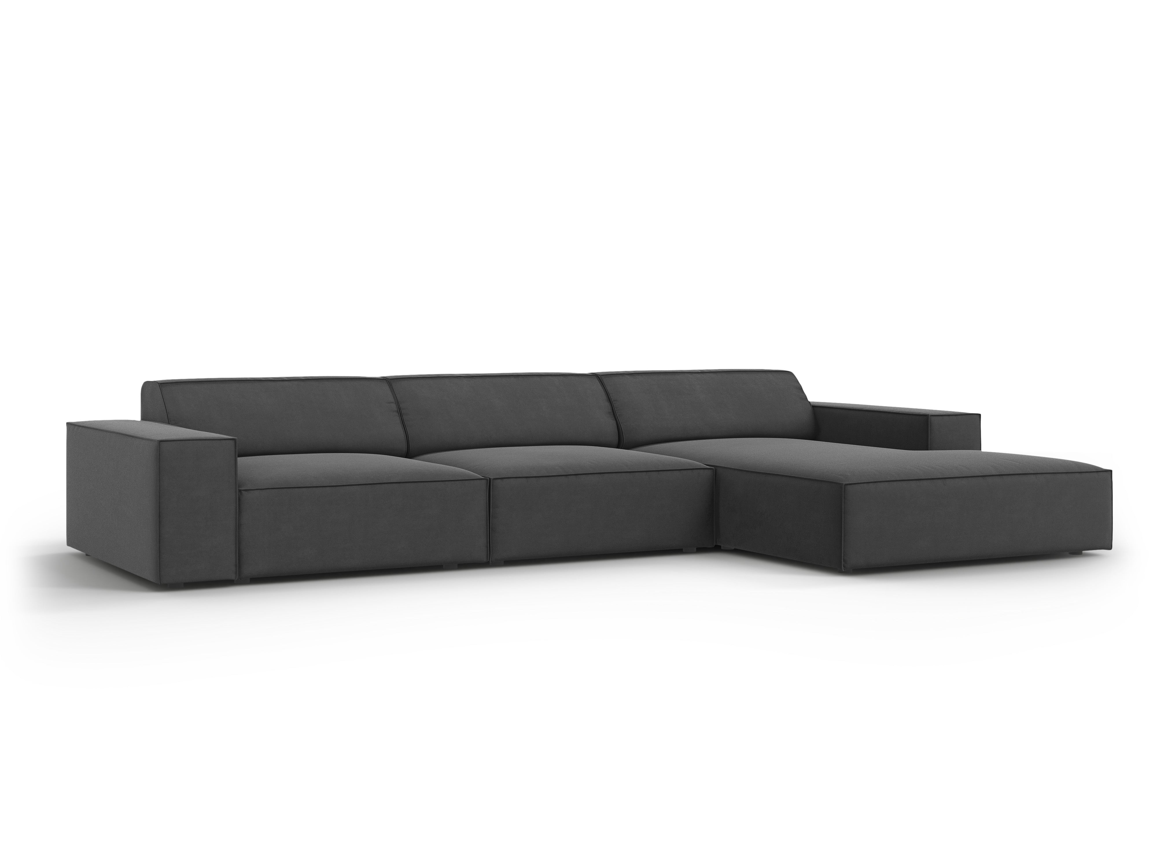 Ecksofa Jodie 284x166cm, Material: Samt
