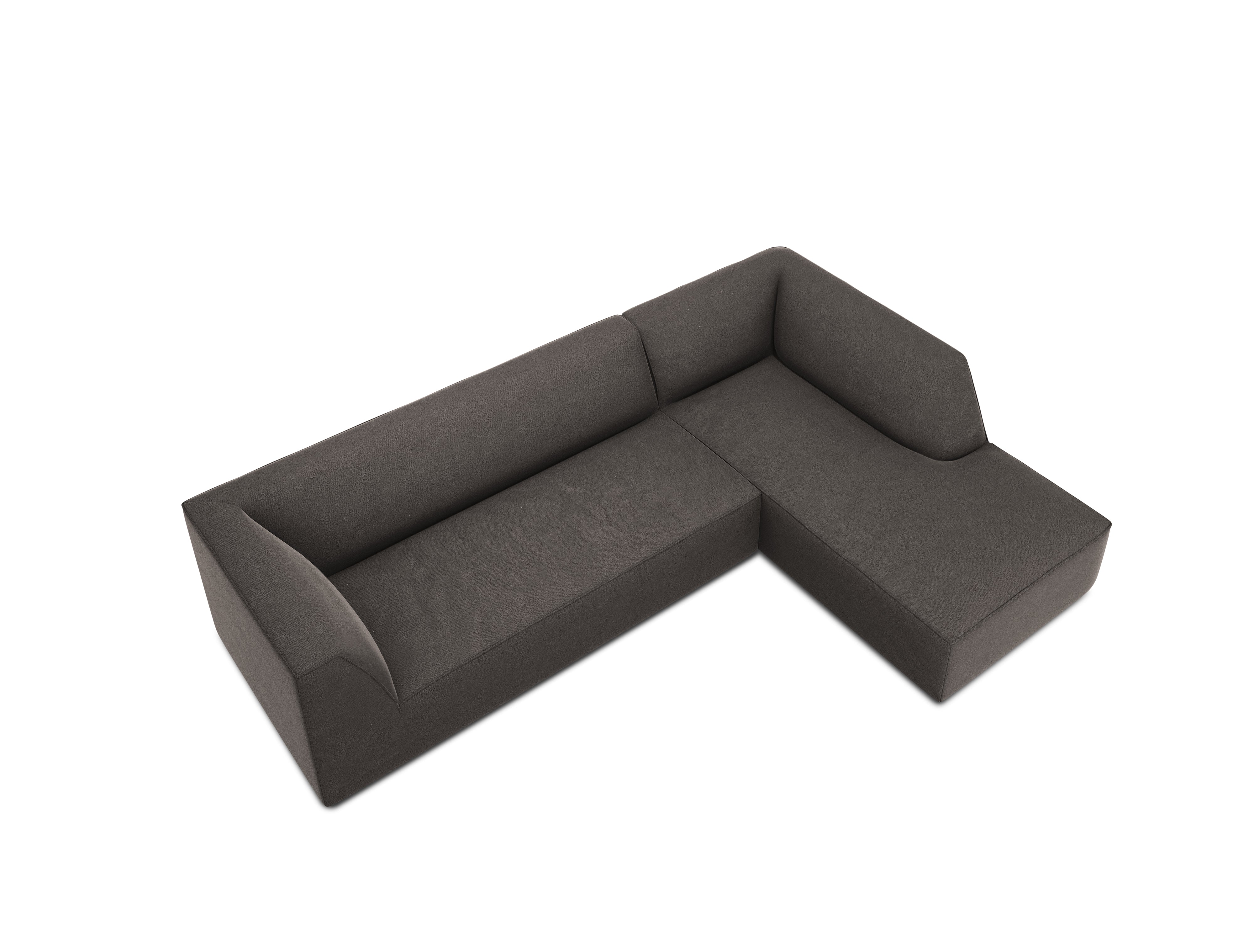 Ecksofa Ruby, 4 Sitze, 273x180cm, Material: Samt