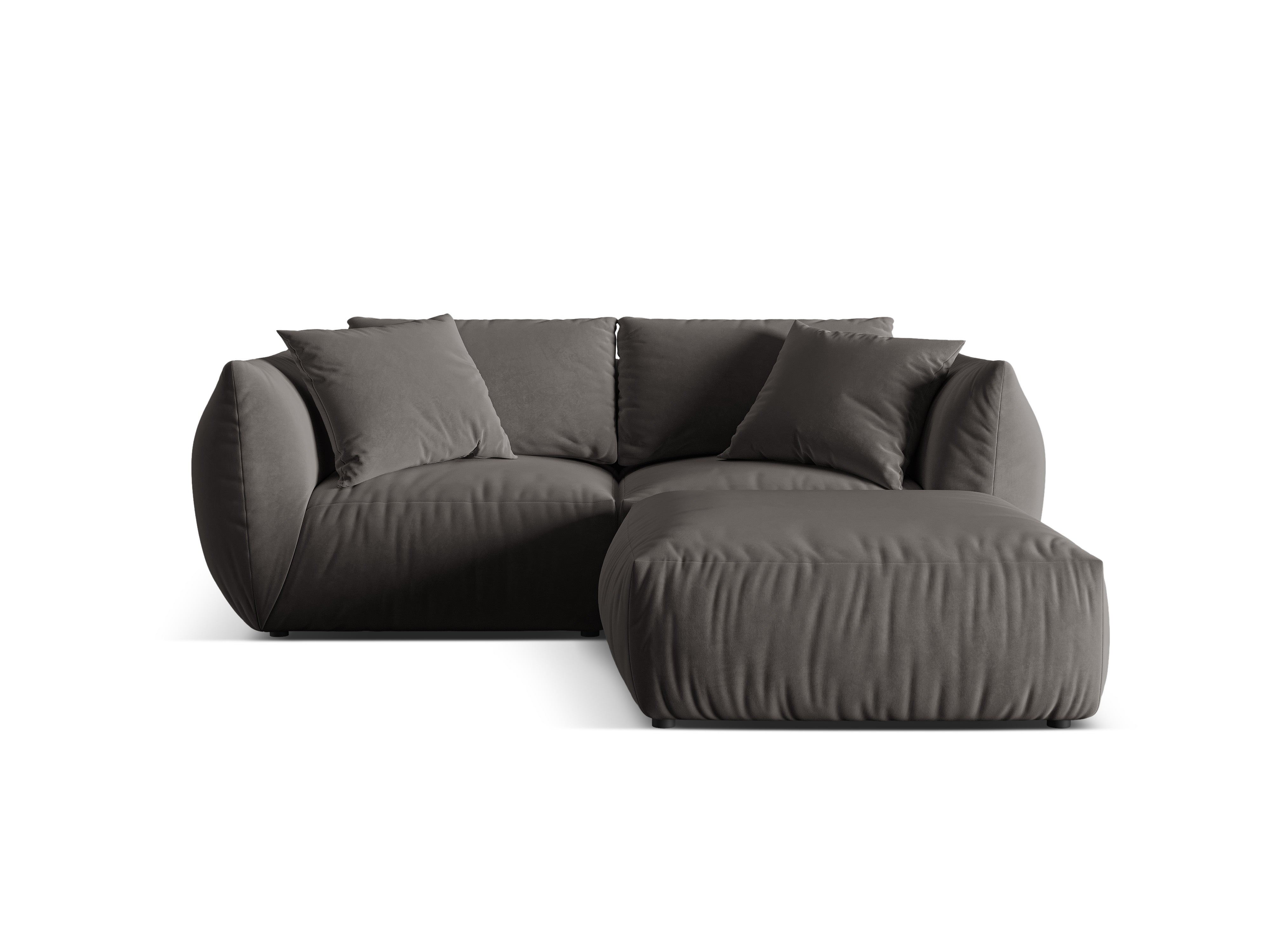 Modulares Ecksofa Chris 220x200cm, Material: Samt