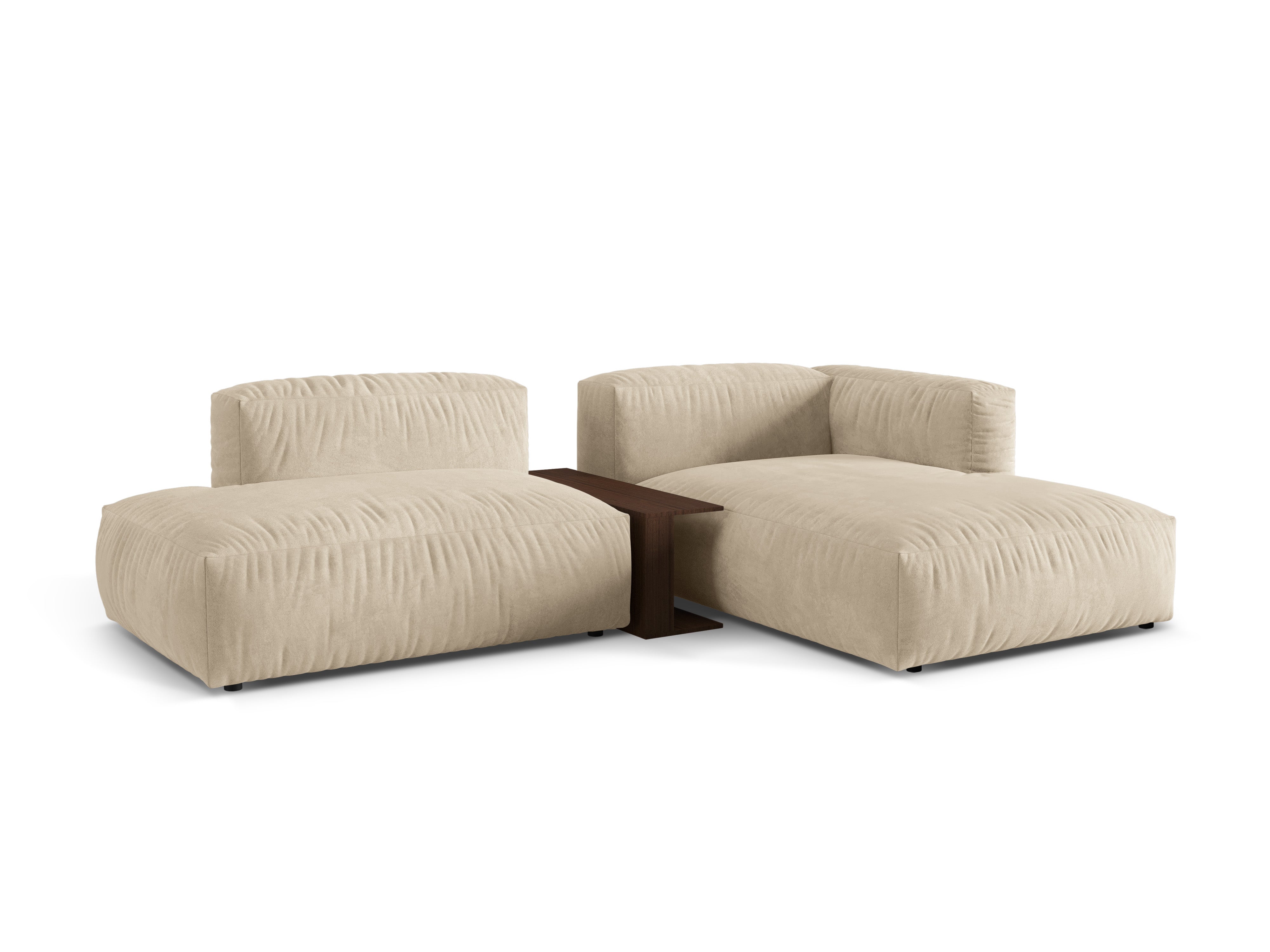 Ecksofa Martina, 285x176cm, Material: Samt
