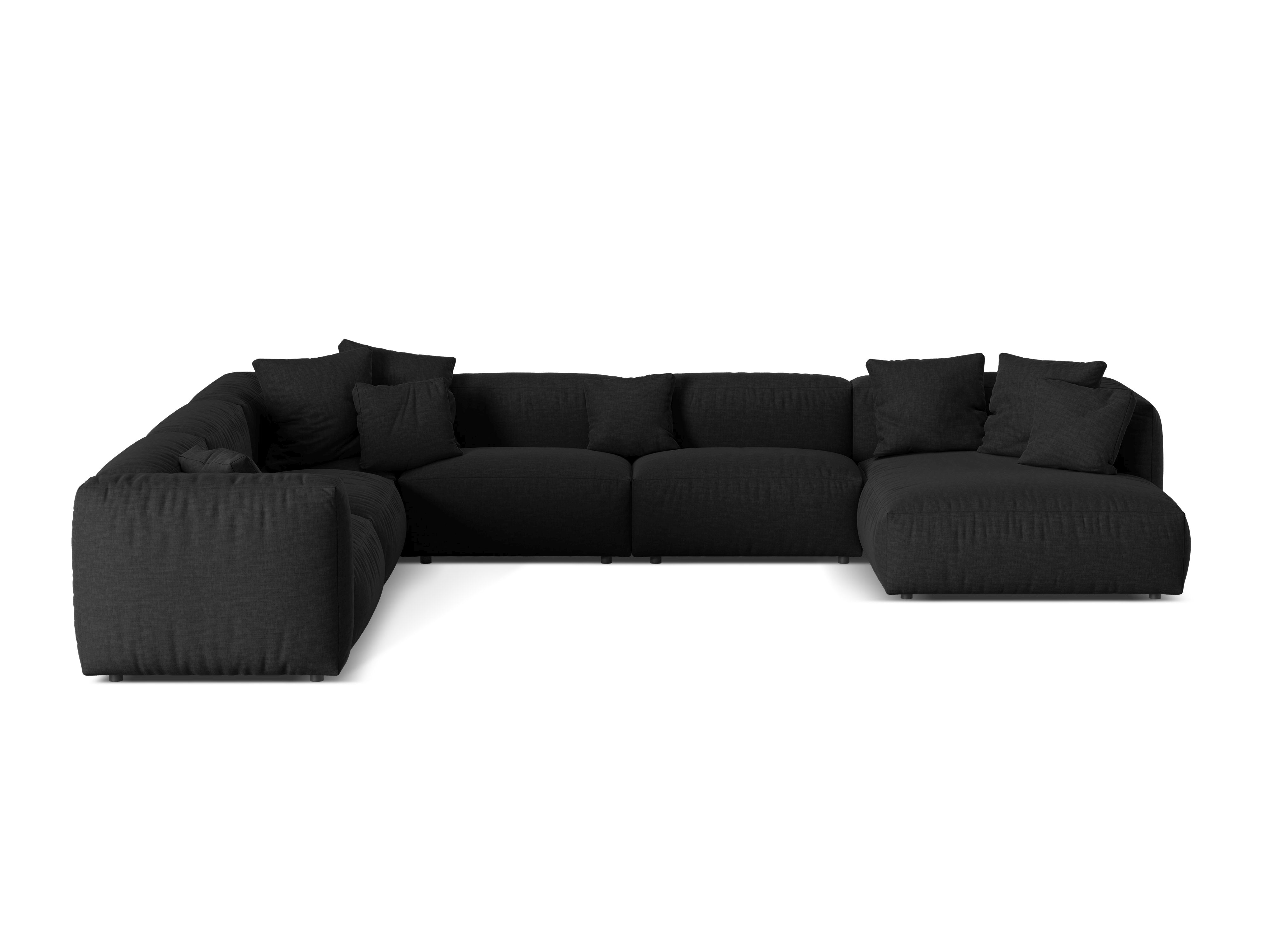 Martina Eckgarnitur, 404x312cm, Material: Strukturstoff