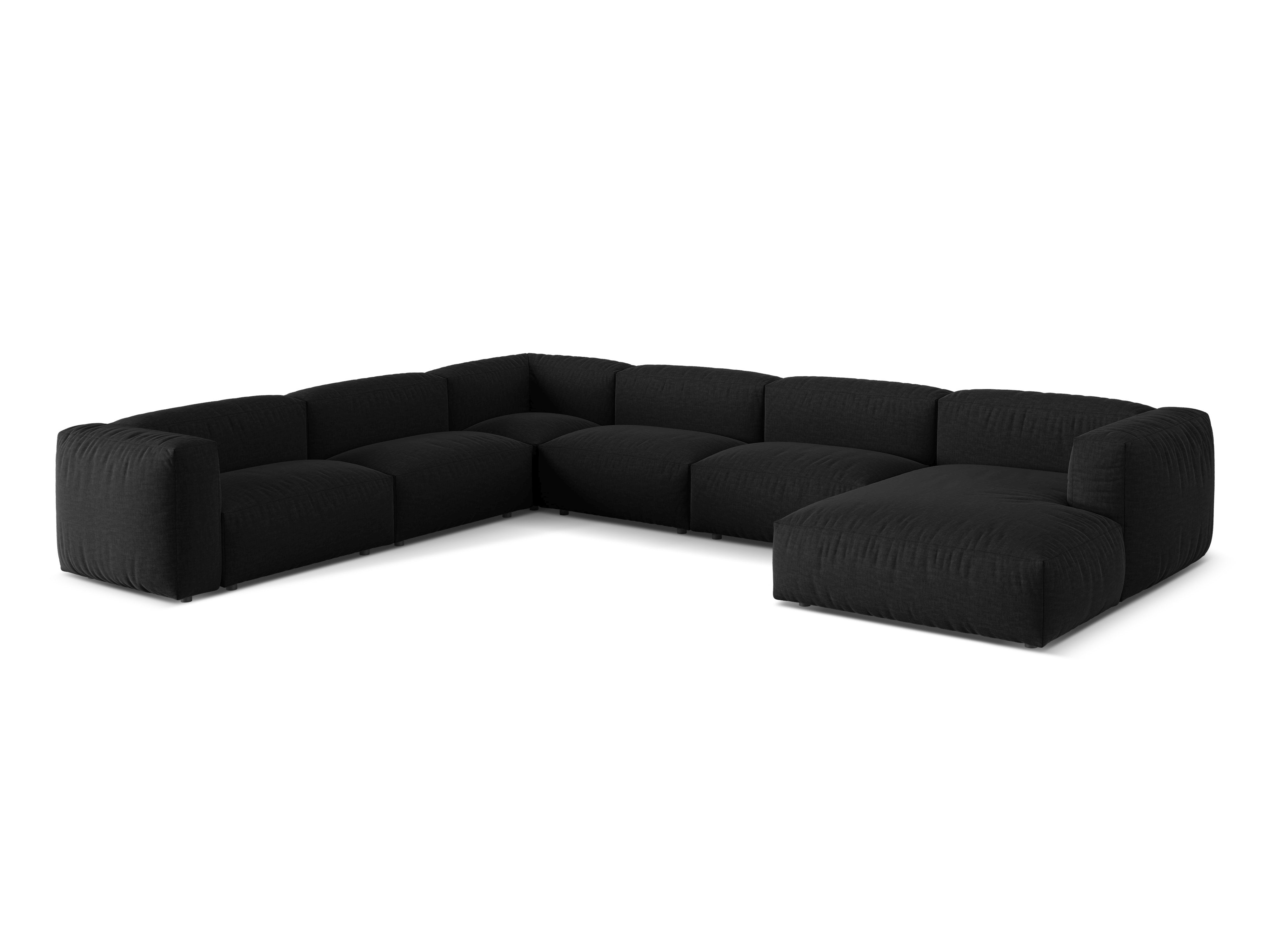 Martina Eckgarnitur, 404x312cm, Material: Strukturstoff