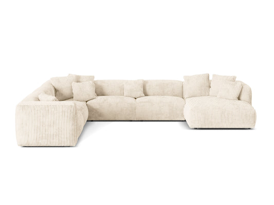 Martina Eckgarnitur, 404x312cm, Material: Rippstoff