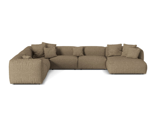Eckgarnitur Martina, 404x312cm, Material: Boucle