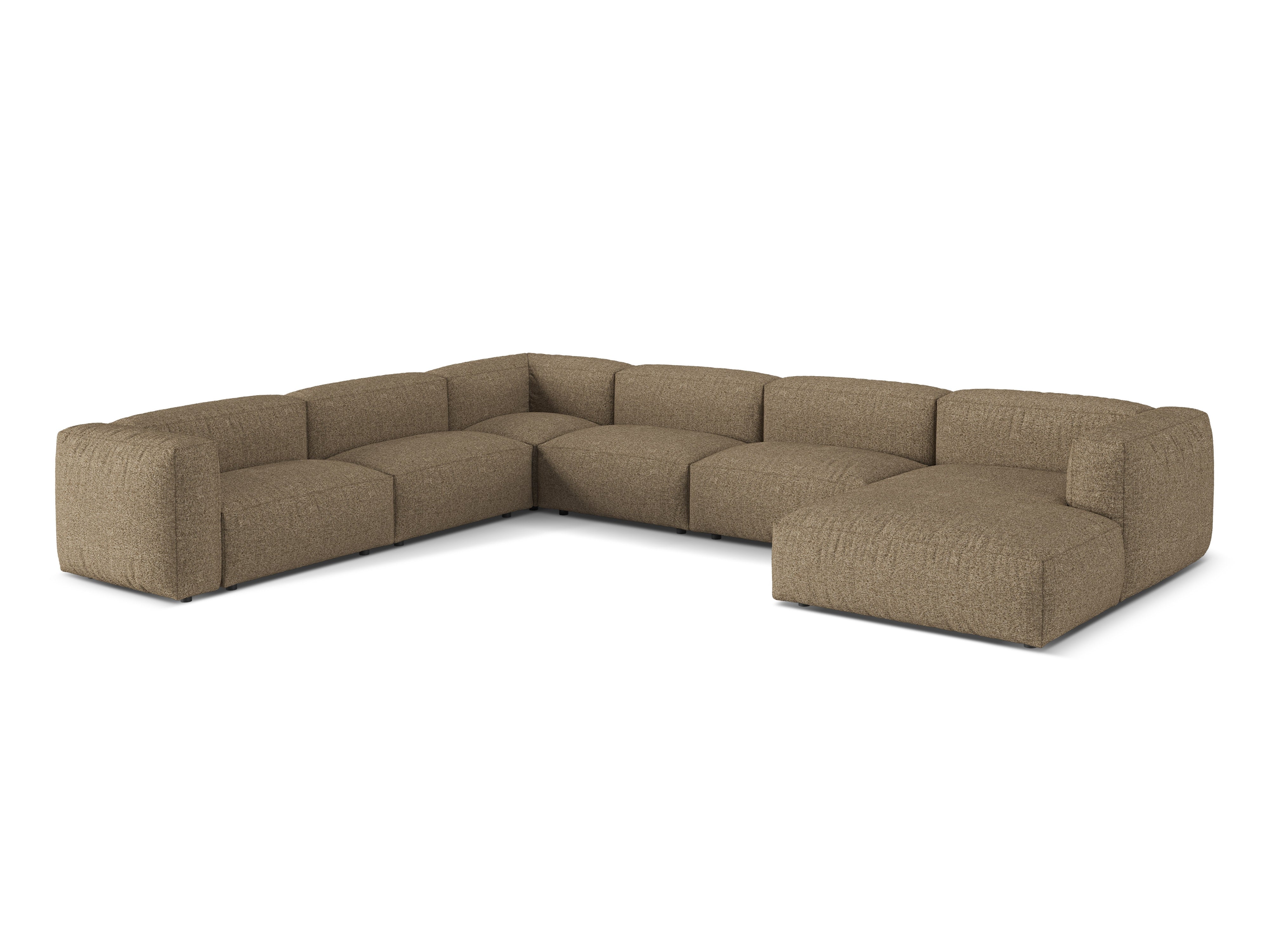 Eckgarnitur Martina, 404x312cm, Material: Boucle