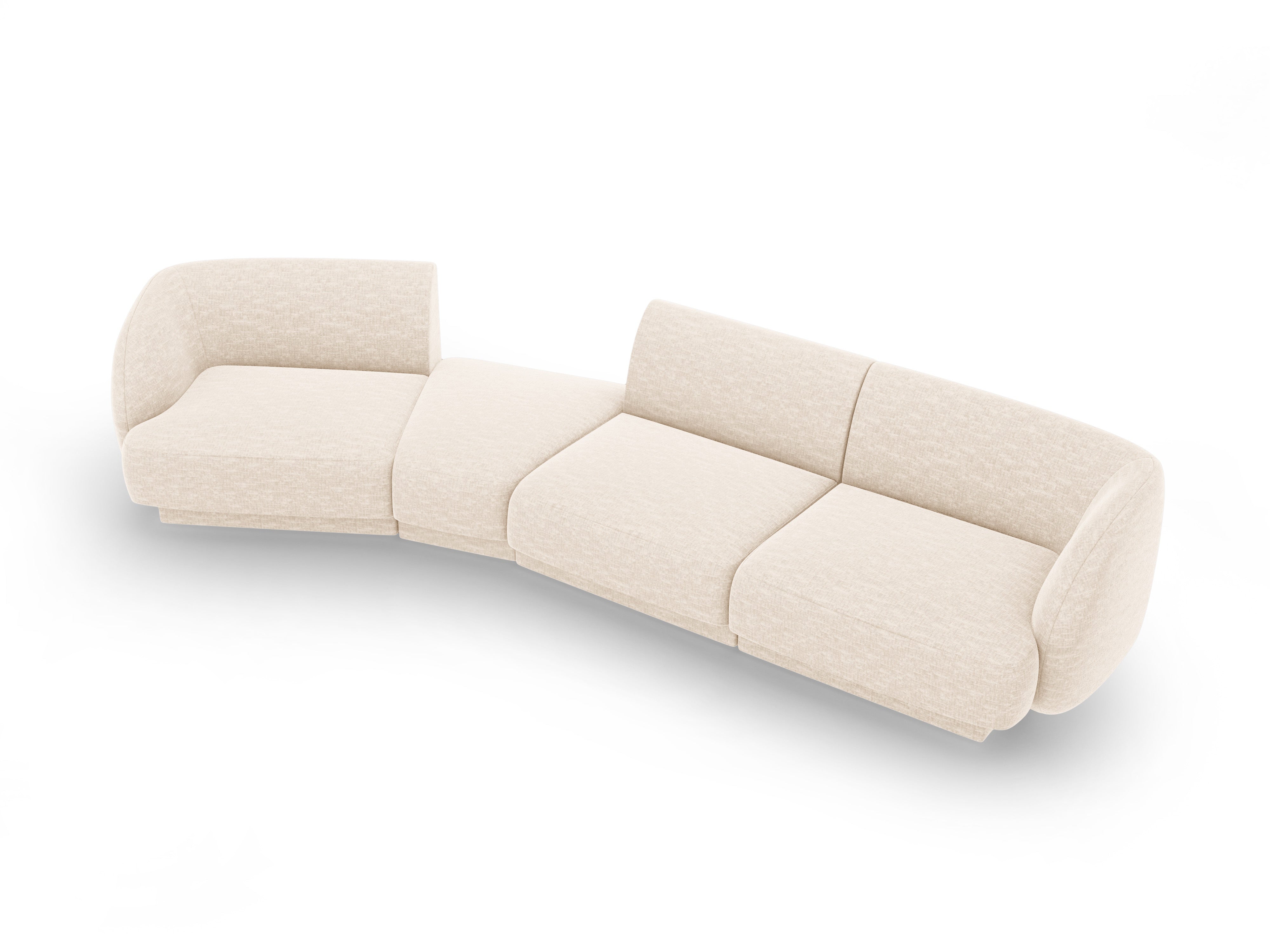 Sofa Miley 327x132cm, Material: Chenille Eden
