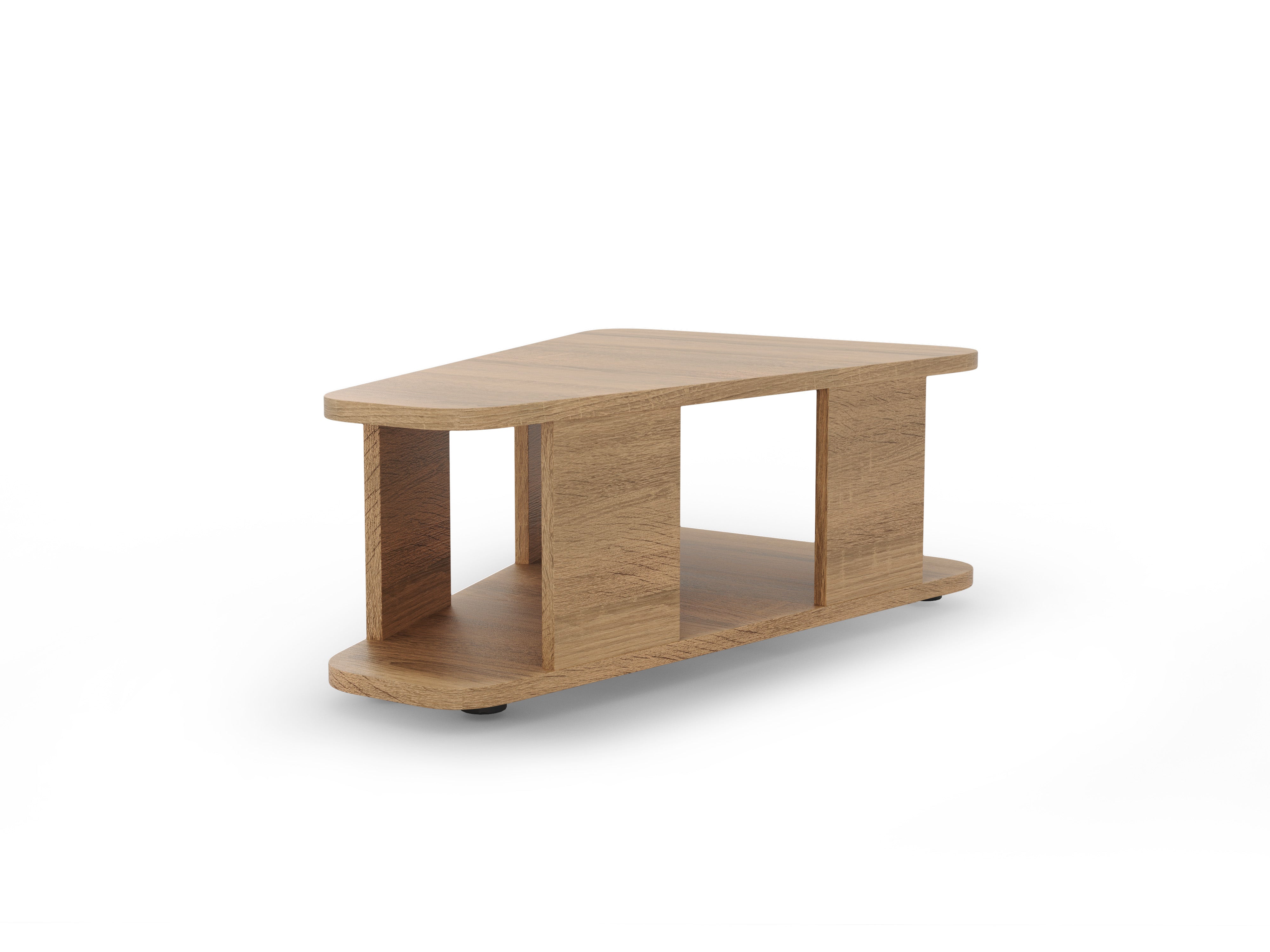 Clubtisch Miley 88x53cm, Material: Holz