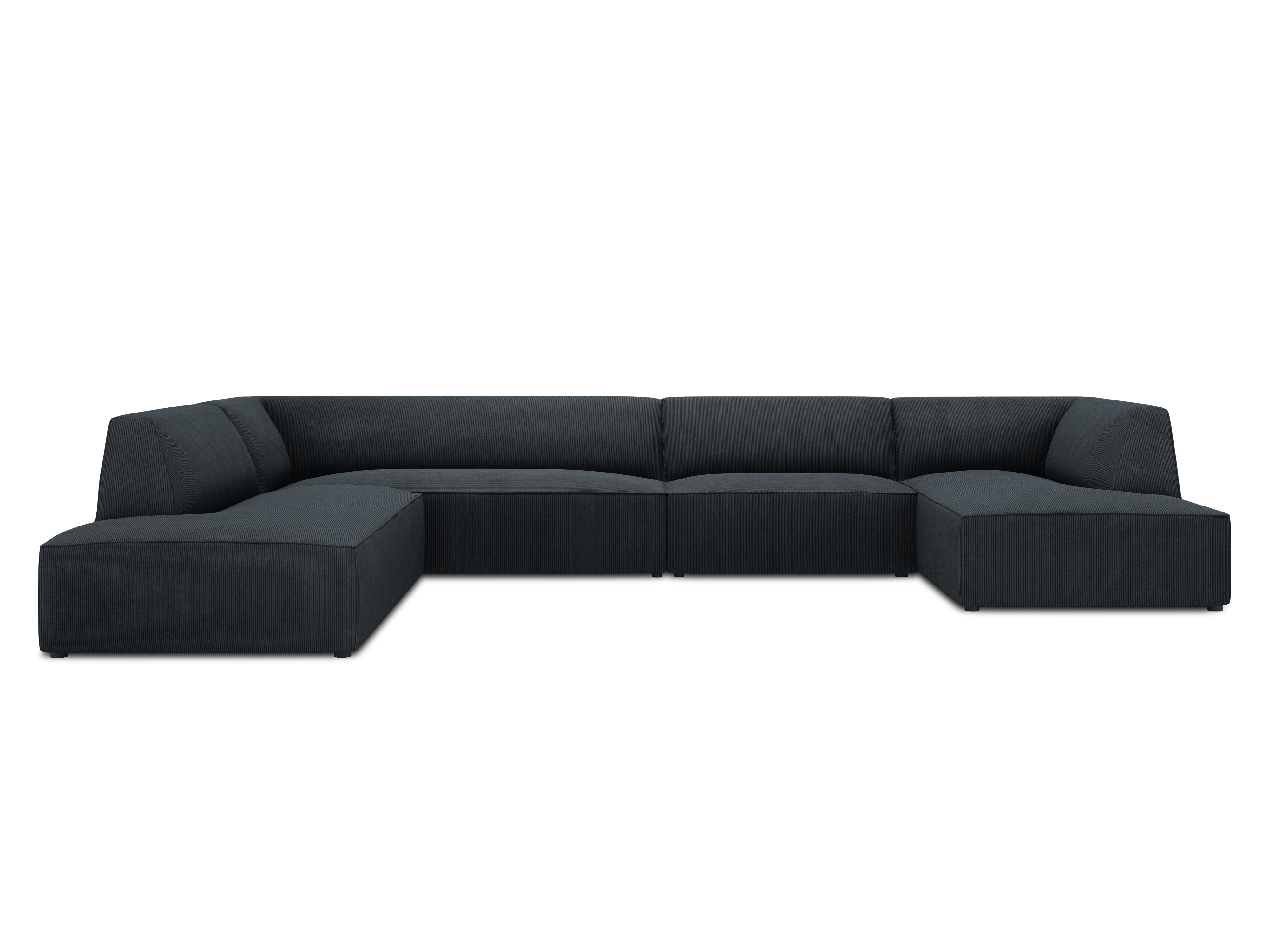 Ecksofa Ruby, 7 Sitze, 366x273cm, Material: Cord