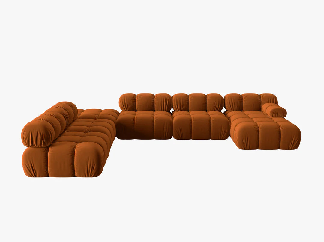 Modulares Sofa Bellis 376x282cm, Material: Samt