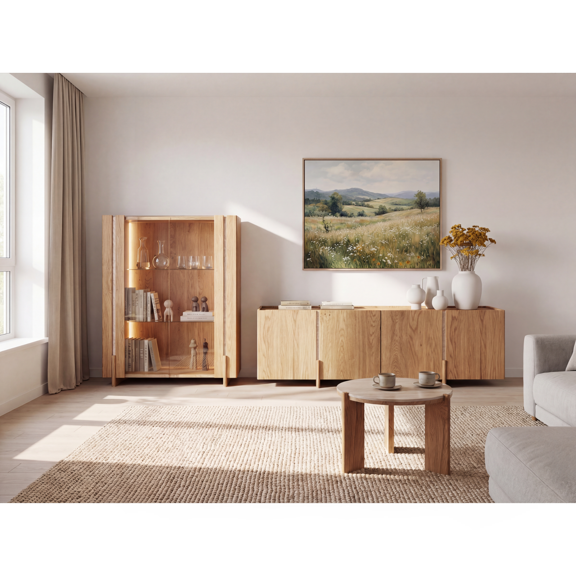 TV Kommode Tivoli 180x46 cm, Material: Auswahlmöglichkeit