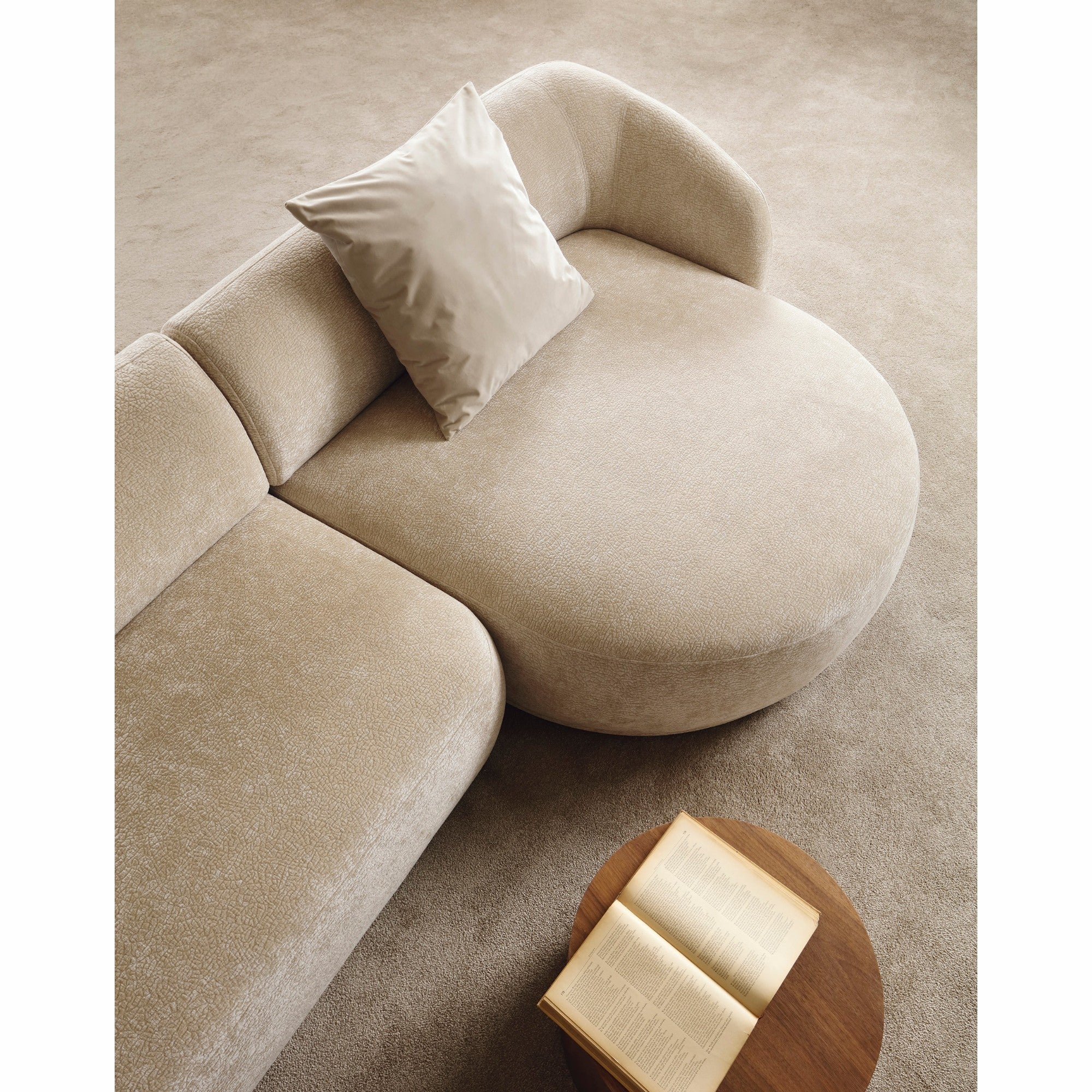 Modulares Sofa Nobo 308x147 cm, Material: Auswahlmöglichkeit