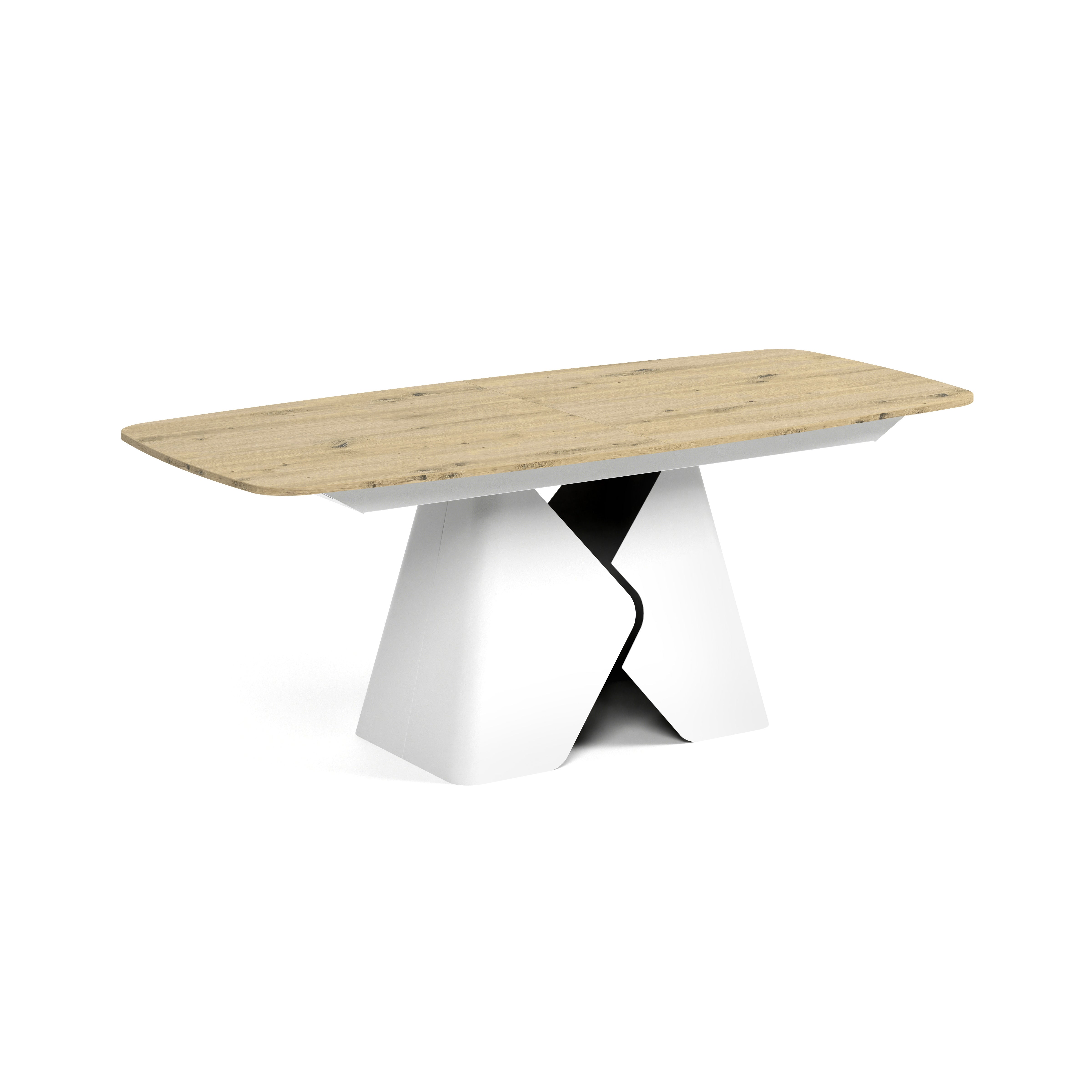 Ausziehbarer Tisch Prisma, Material: Laminierte Platte