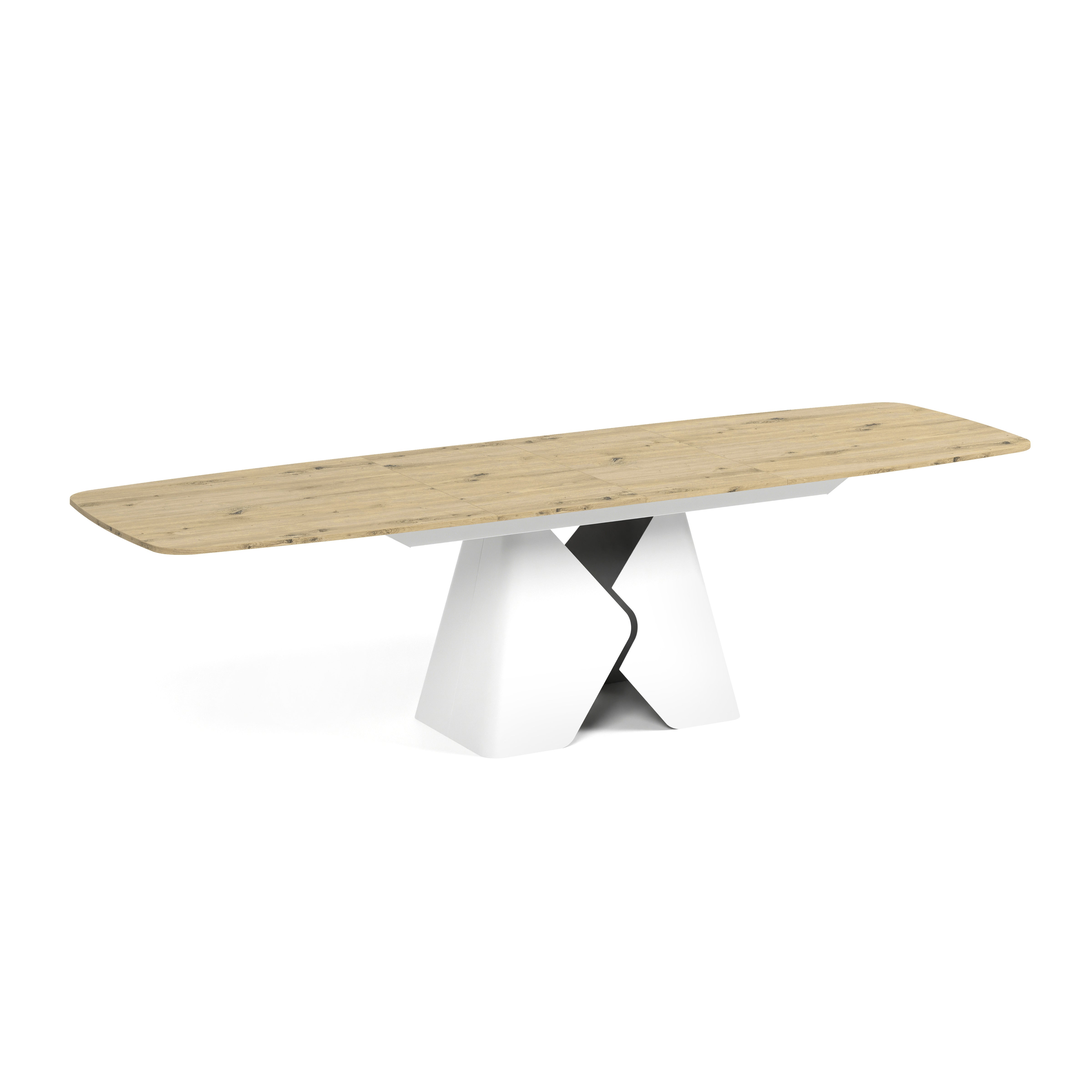 Ausziehbarer Tisch Prisma, Material: Laminierte Platte