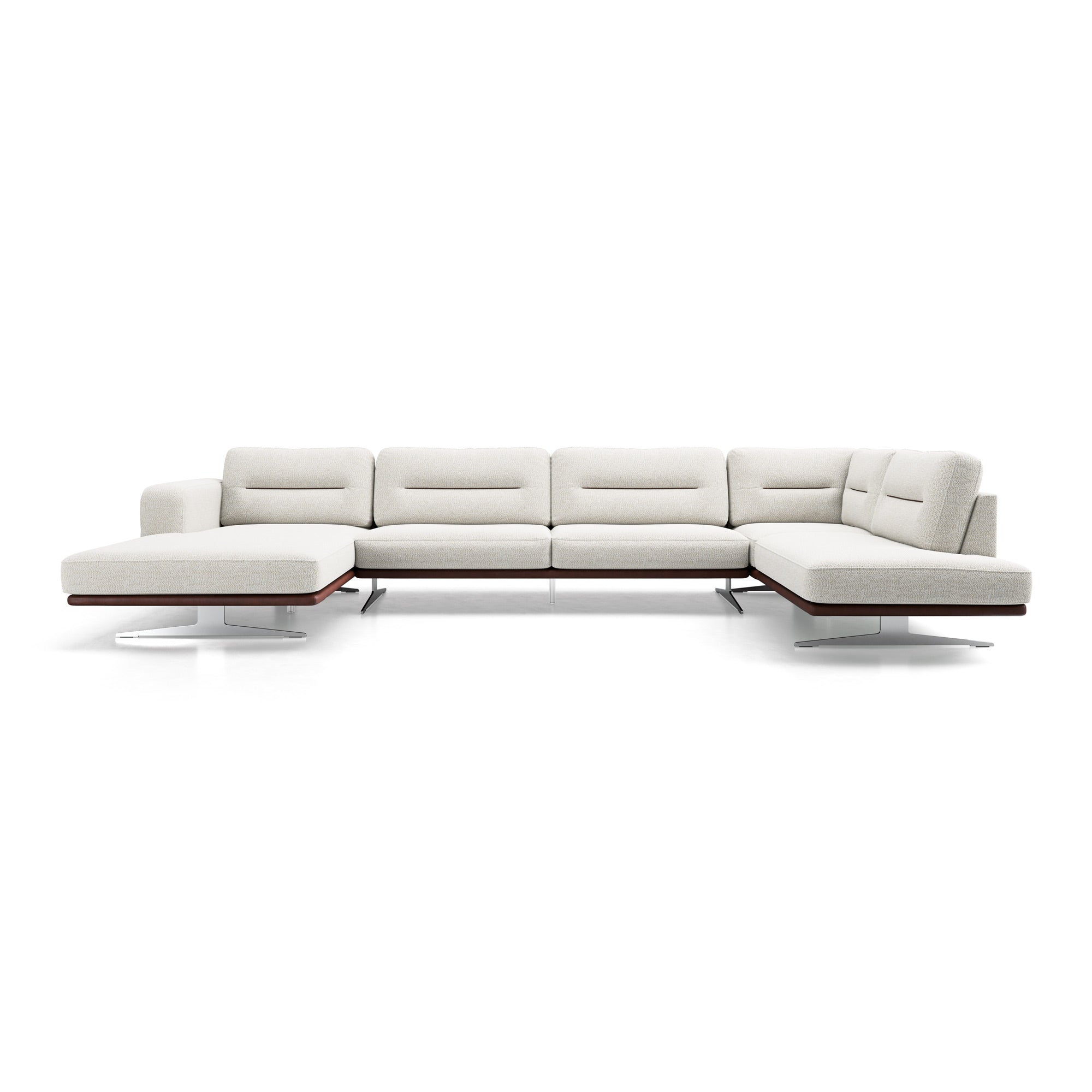Sitzgarnitur Bologna 400x207 cm, Material: Auswahlmöglichkeit