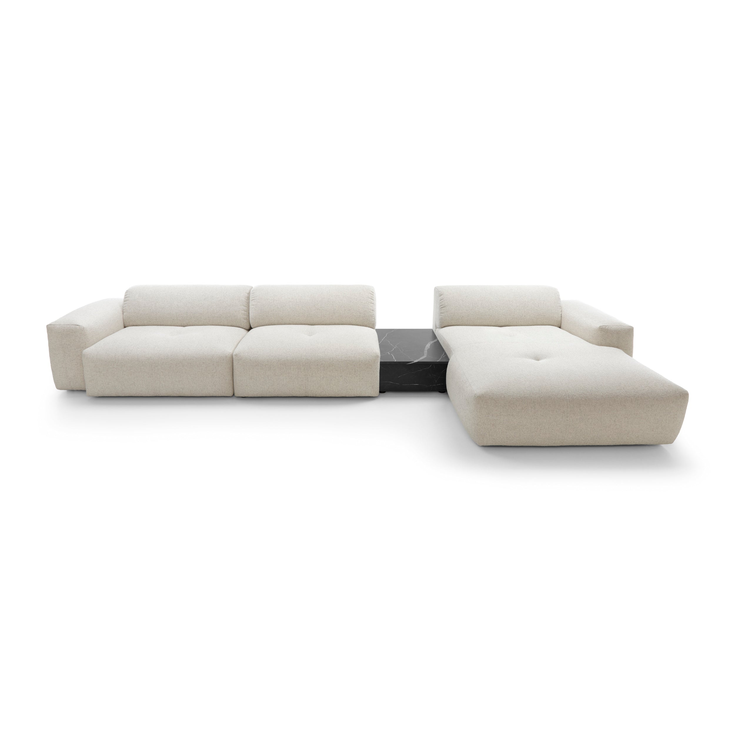 Ecksofa Calm 416x180cm, Material: Auswahl möglich