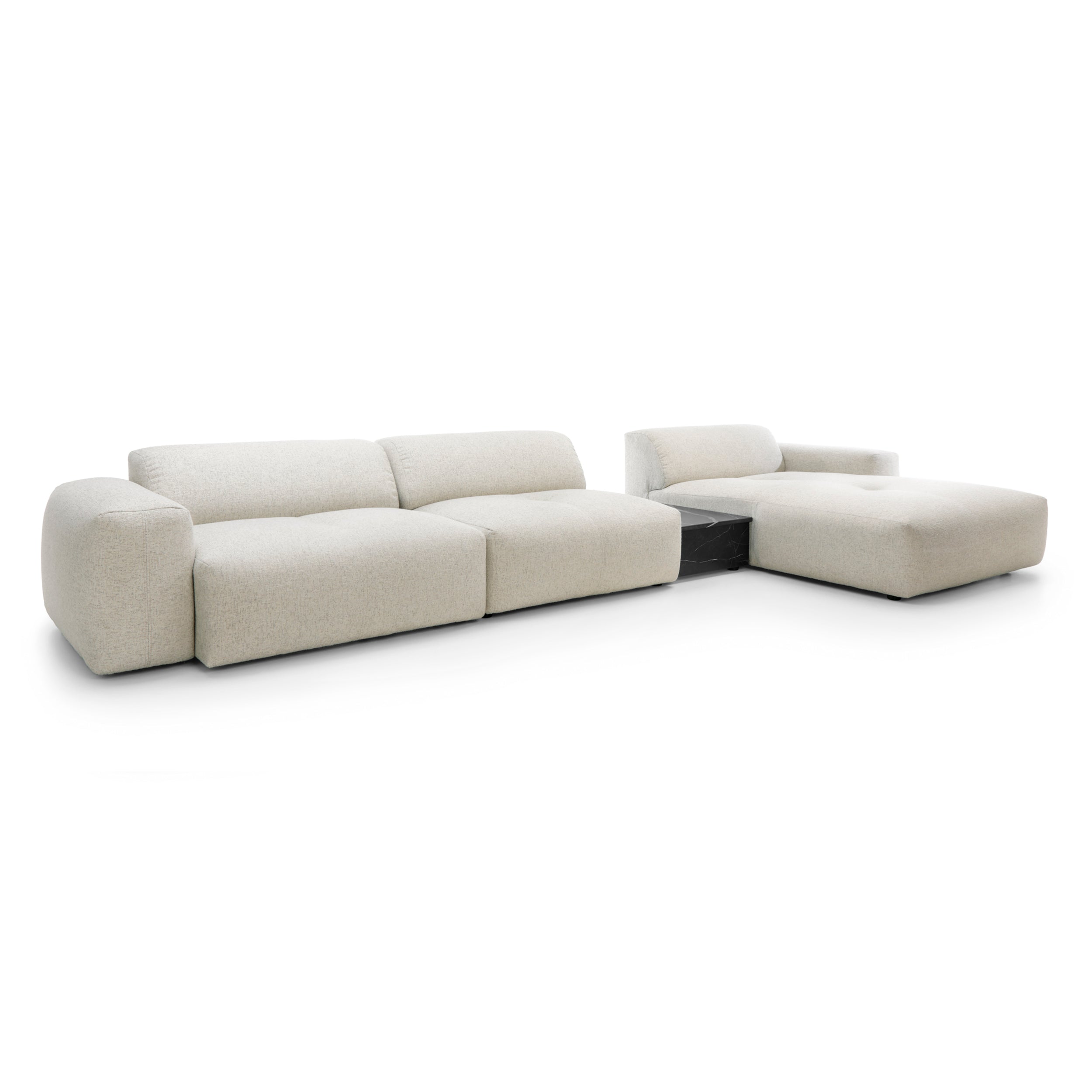 Ecksofa Calm 416x180cm, Material: Auswahl möglich