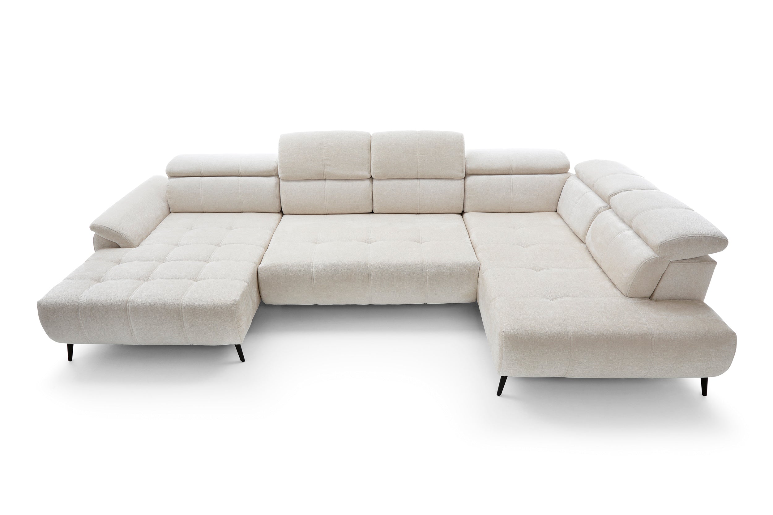Eckgarnitur Genova III 375x208cm, Material: Materialauswahl
