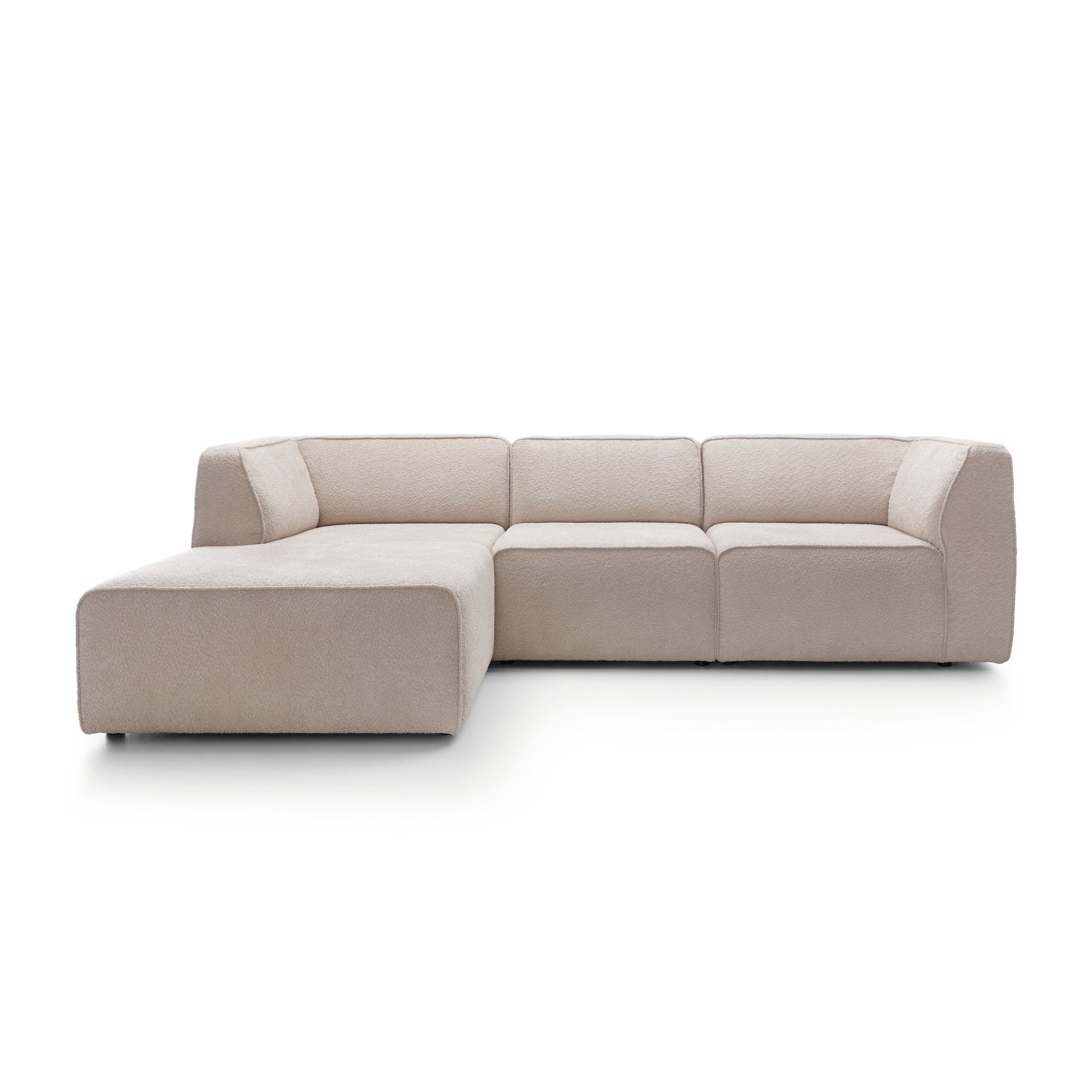 Ecksofa Hugg 278x175cm, Material: Auswahl möglich