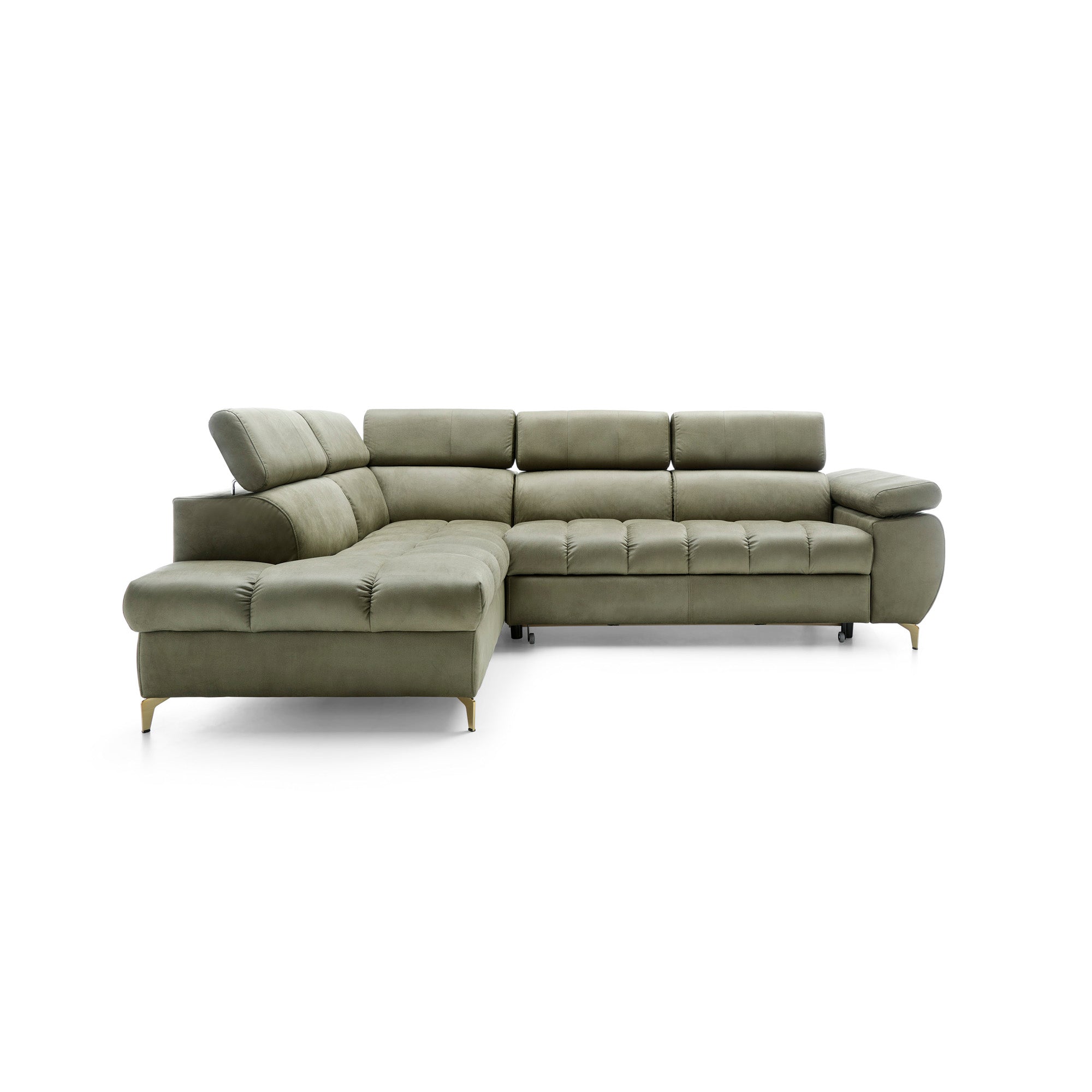 Ecksofa Lugano II, 272x202cm, Material: Auswahl möglich
