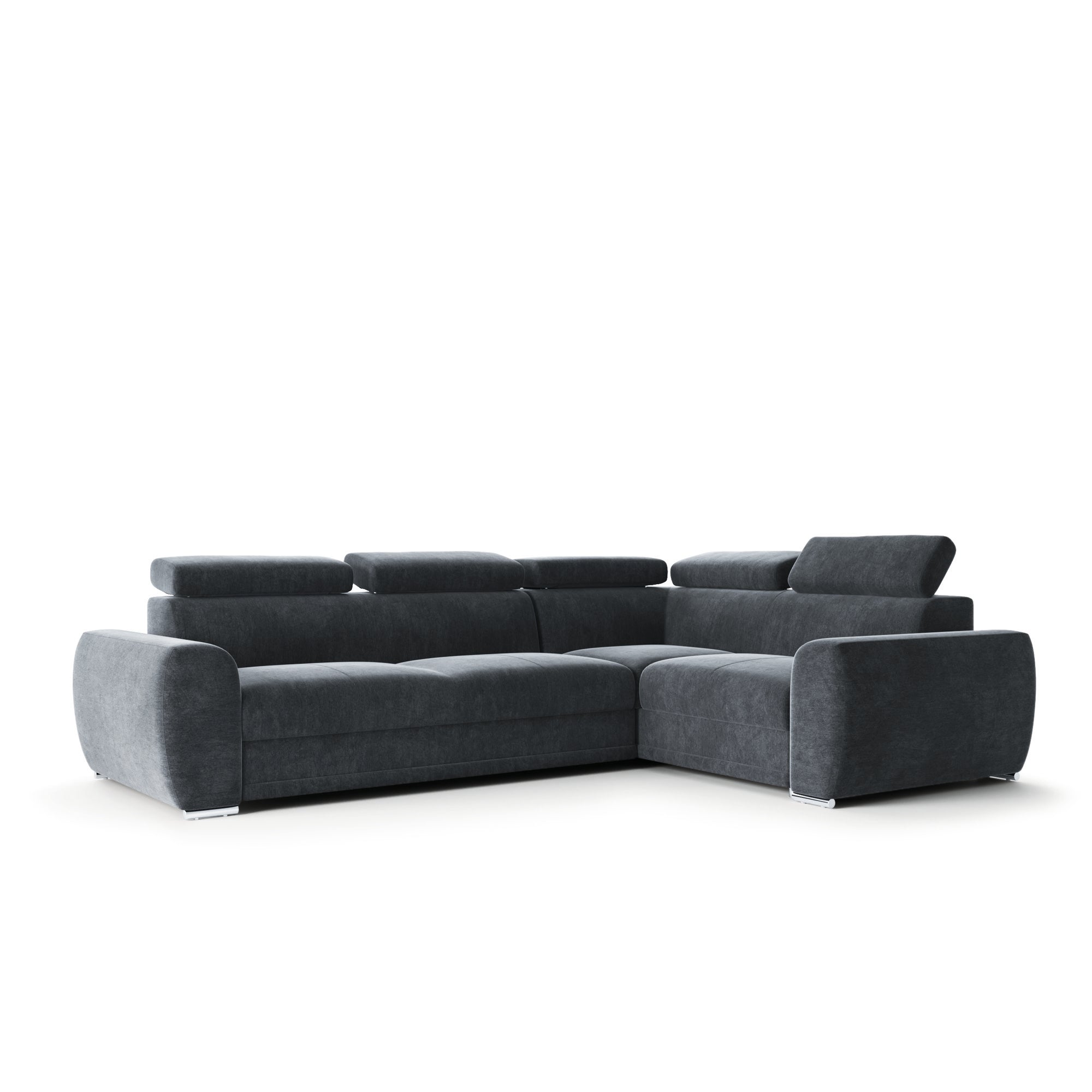 Ecksofa Moon, 267x194cm, Material: Auswahl möglich