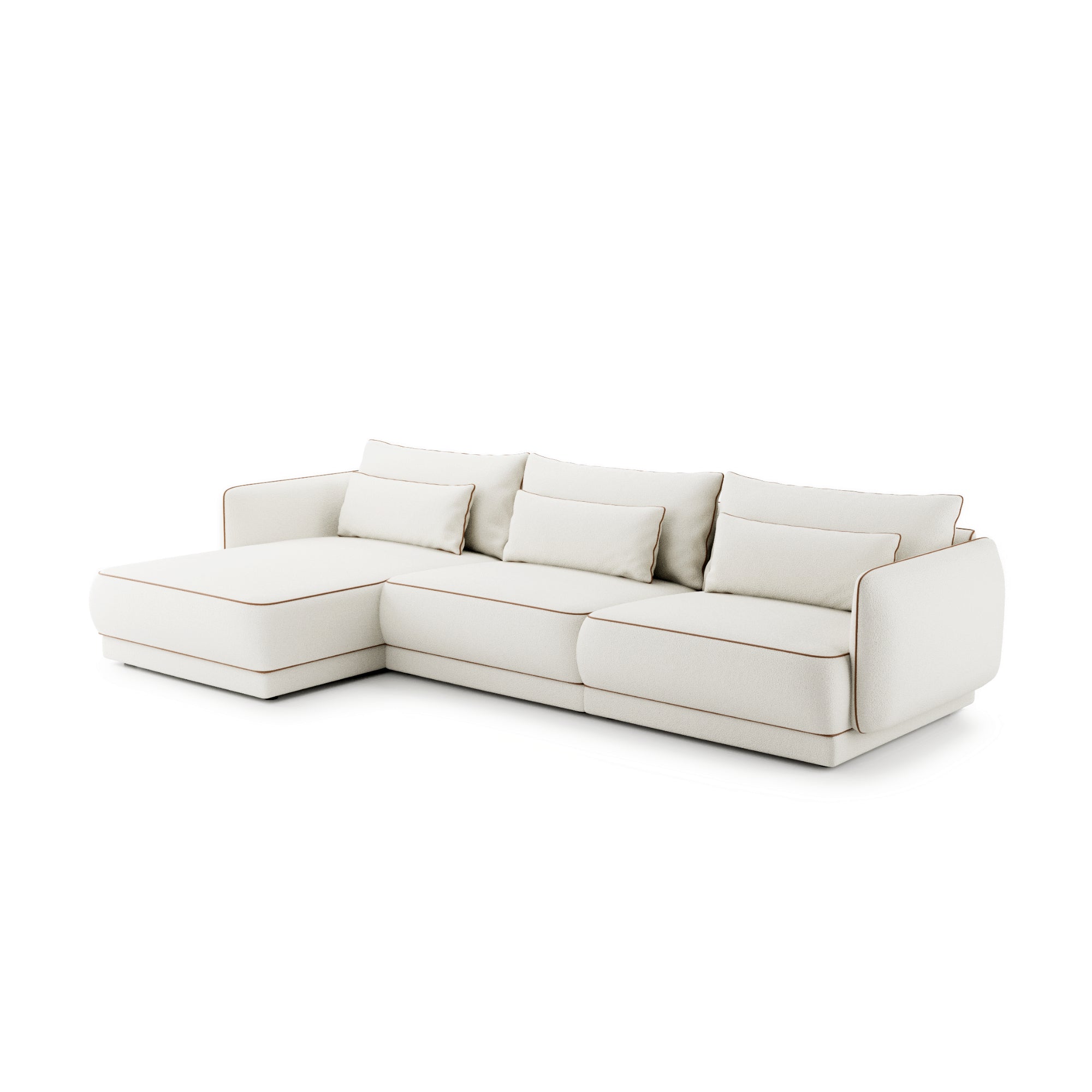 Sitzgarnitur Yves 348x177 cm, Material: Auswahlmöglichkeit