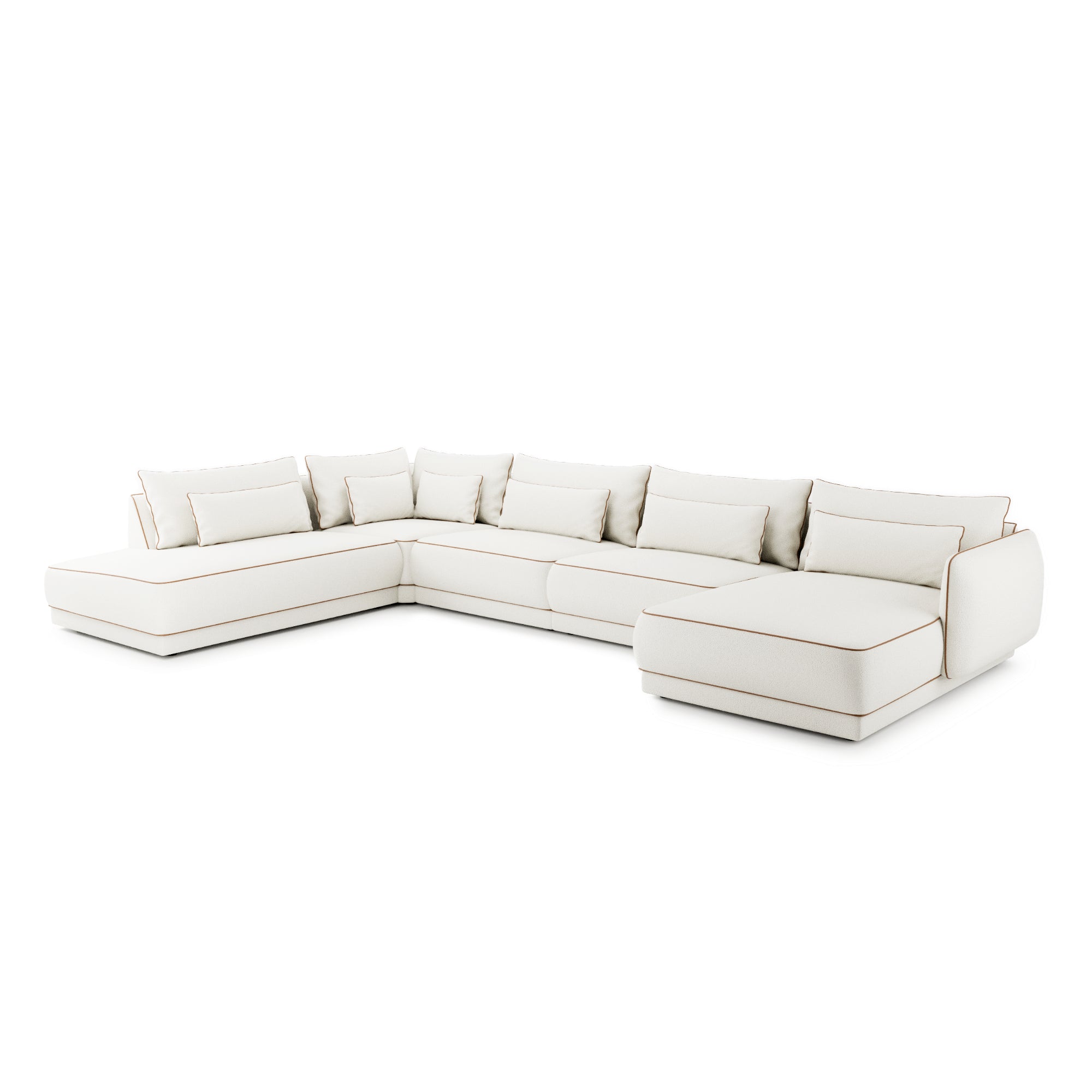 Sitzgarnitur Yves 431x253 cm, Material: Auswahlmöglichkeit