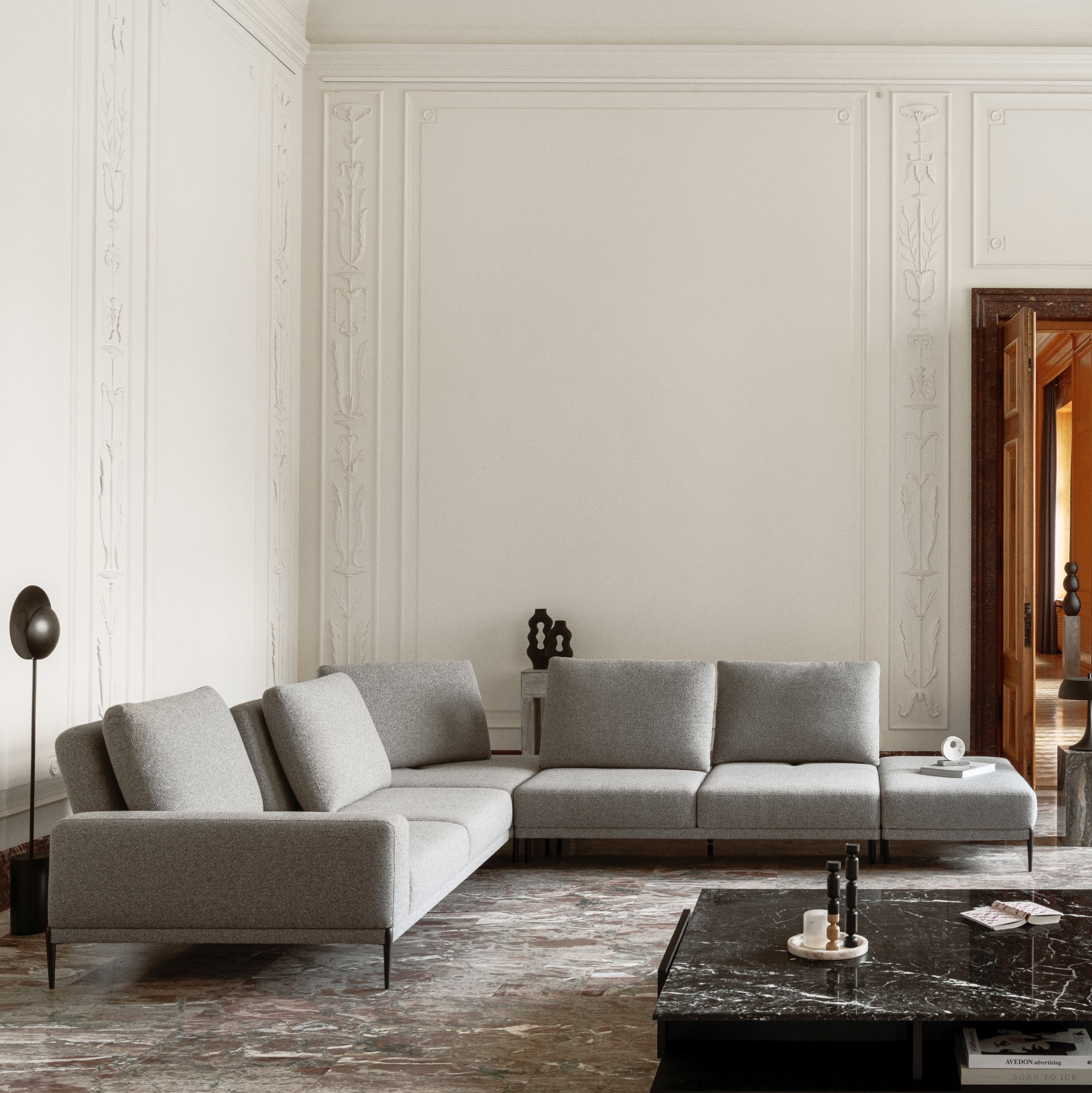 Modulares Sofa Spring, Material: Auswahl möglich