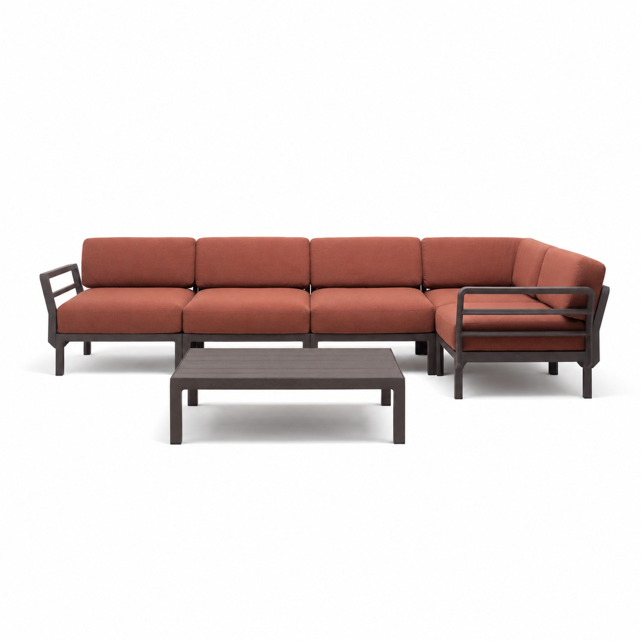 Outdoor-Eckgarnitur Maximo 344x184 cm mit Tisch