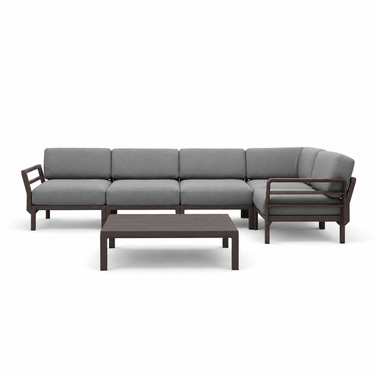 Outdoor-Sitzgruppe Maximo 344x184 cm mit Tisch