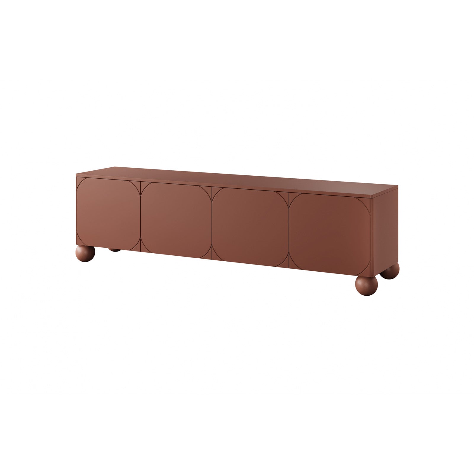 Sonatia Kommode 200cm, 4 Türen und 2 Schubladen, Material: MDF