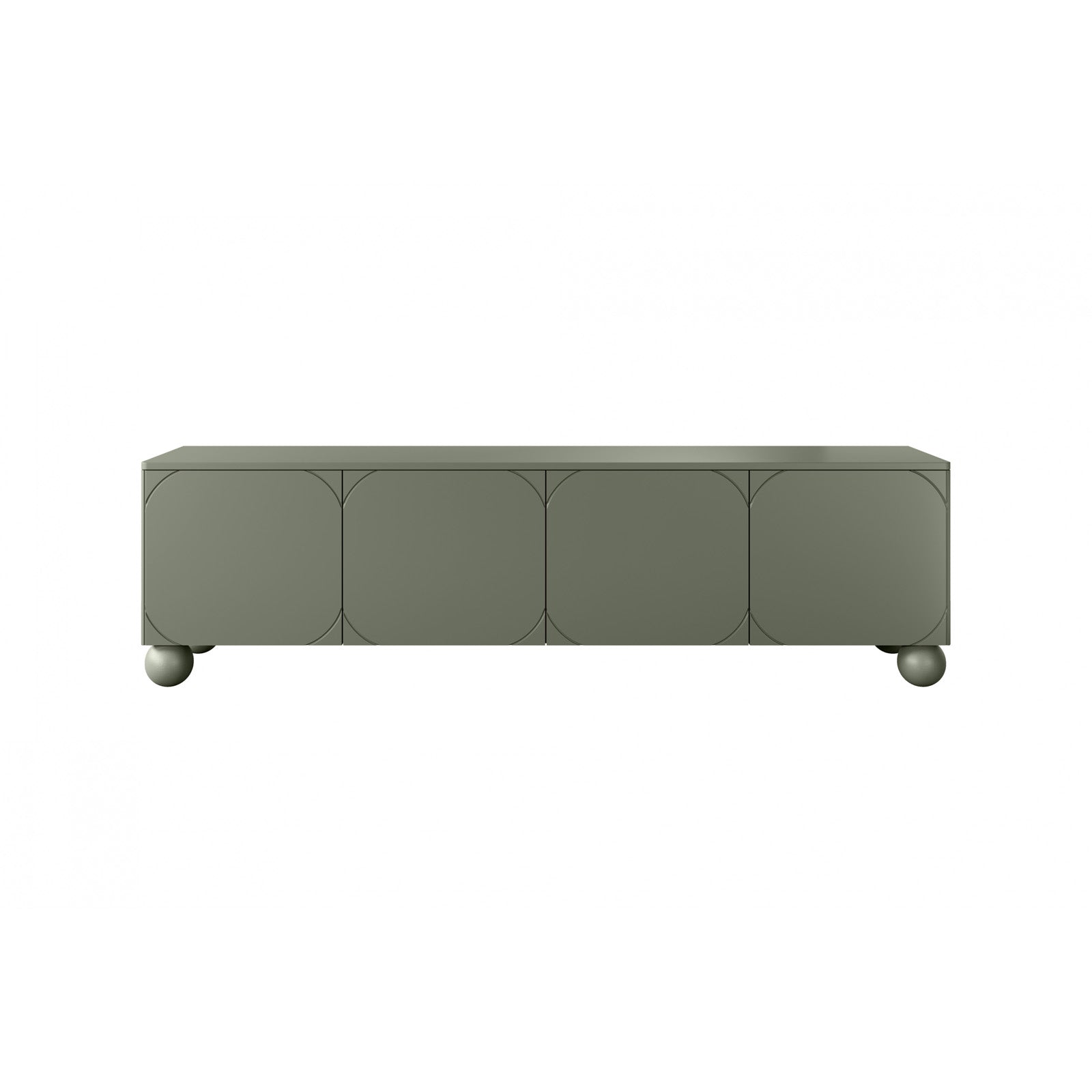 Sonatia Kommode 200cm, 4 Türen und 2 Schubladen, Material: MDF