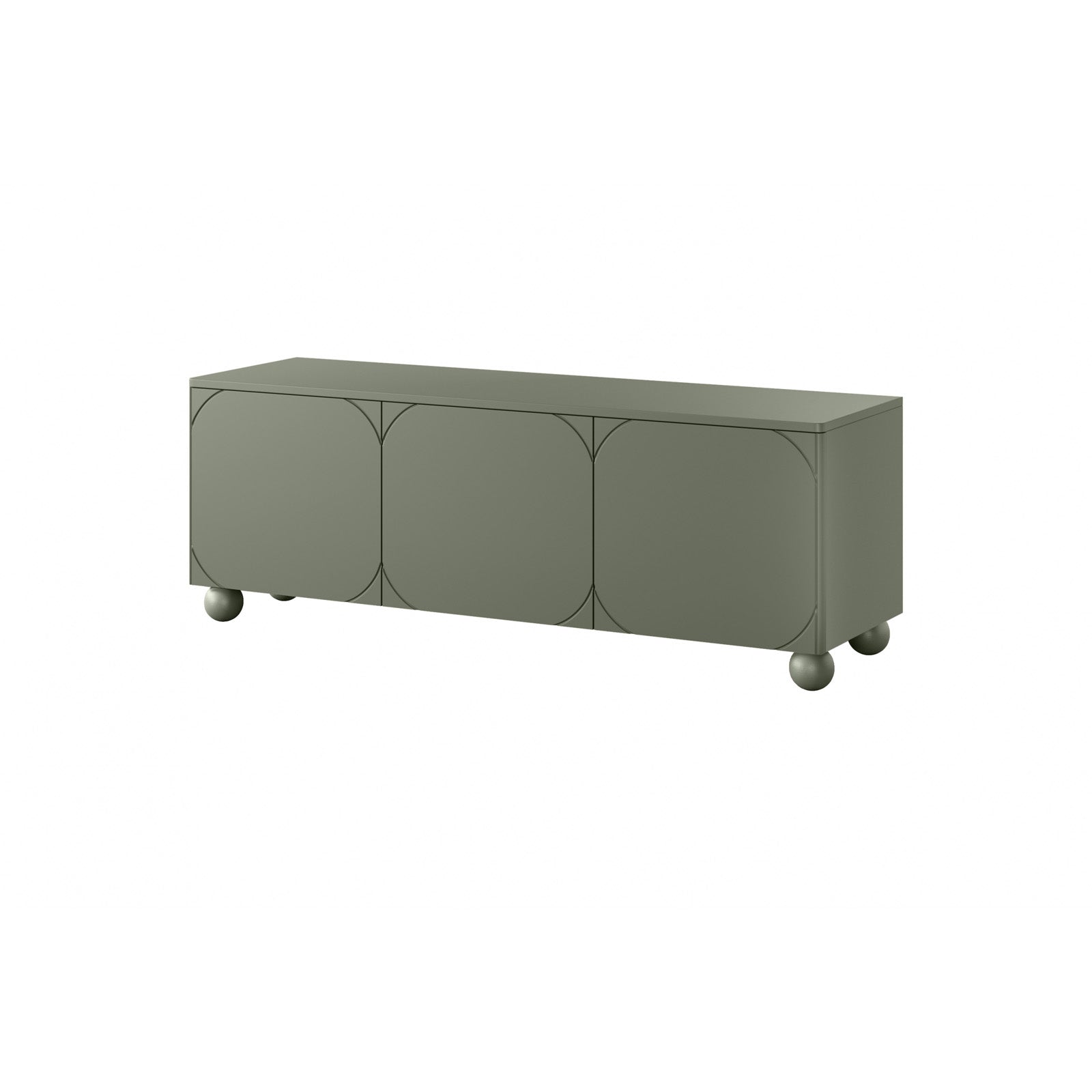 Sonatia Kommode 150cm, 3 Türen und 1 Schublade, Material: MDF