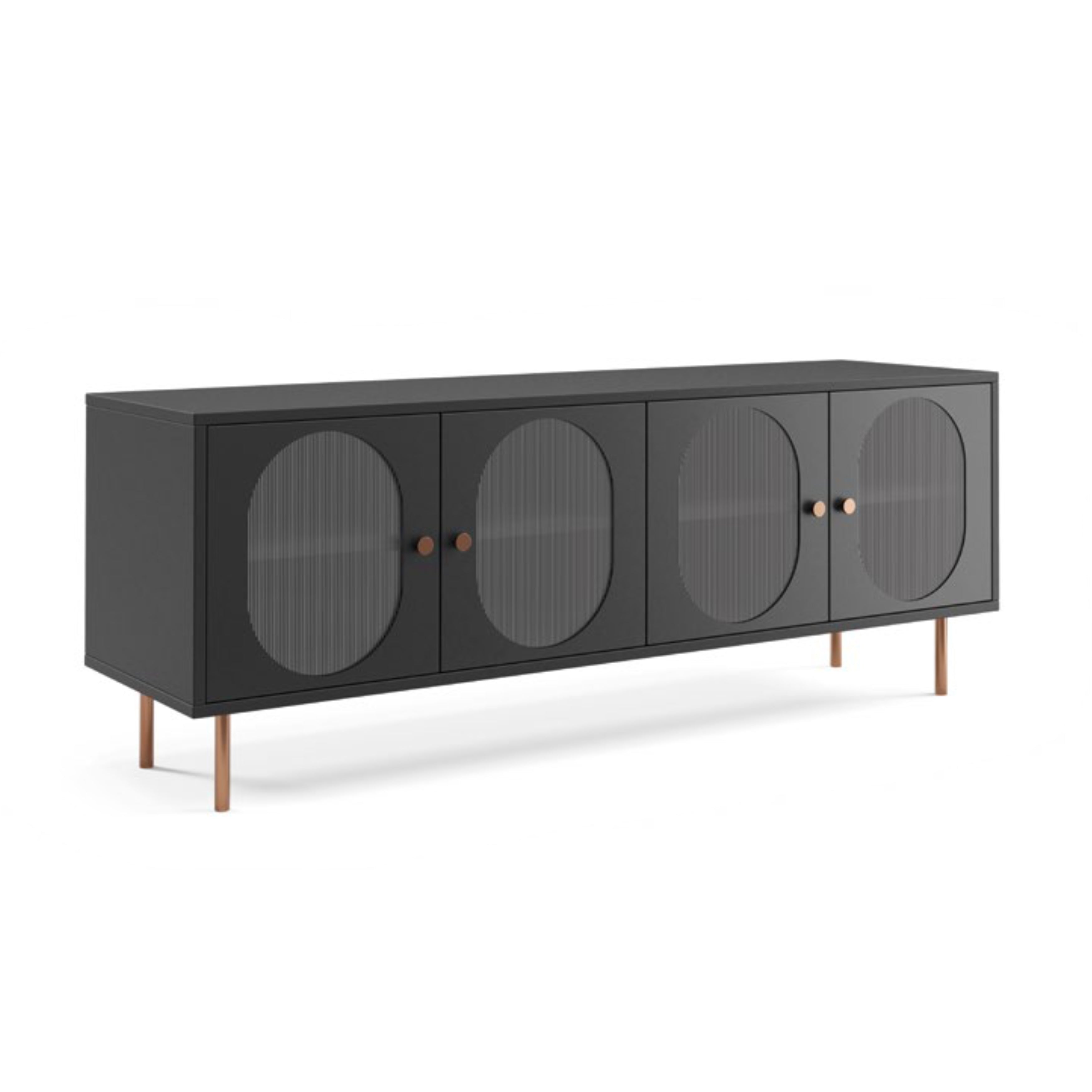 TV Kommode Velvet 161x38cm, Material: Laminierte Platte