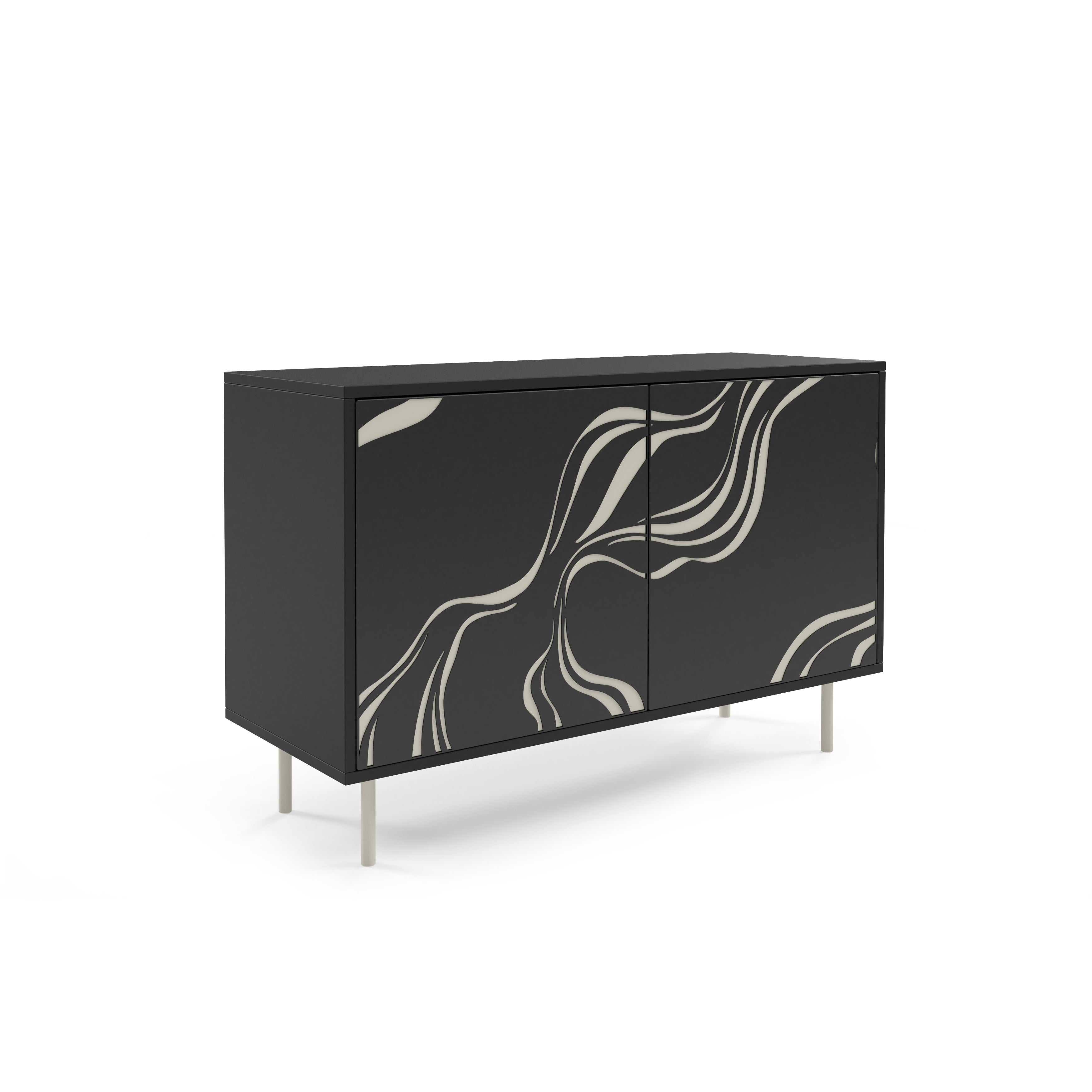 Kommode Vintro 110x42cm, Material: Laminierte Platte