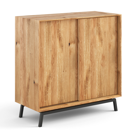 Kommode Modern Loft 101x45cm, Material: Massivholz Eiche