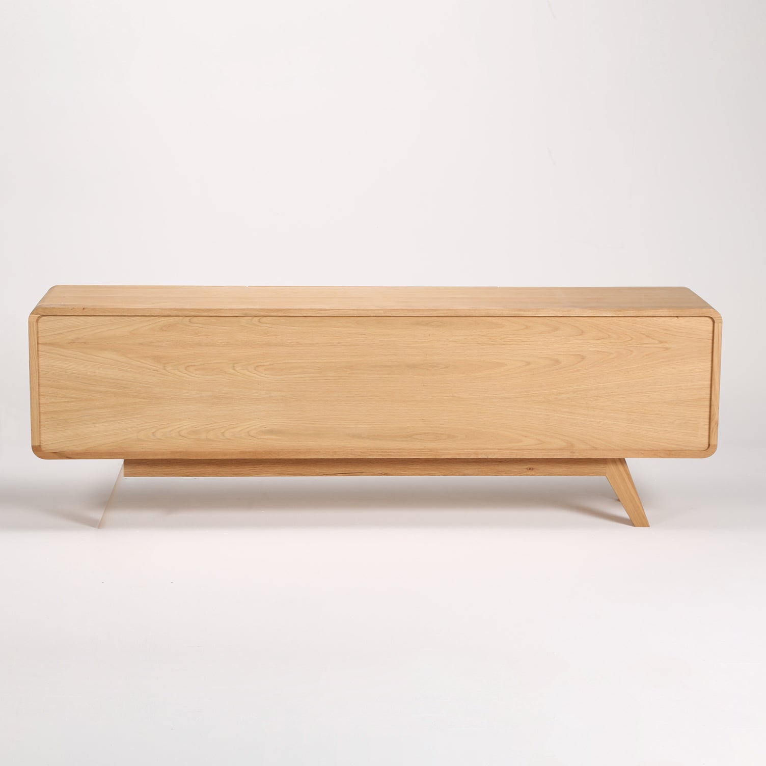 TV-Kommode Luba 180x40,3 cm, Material: Massivholz Eiche