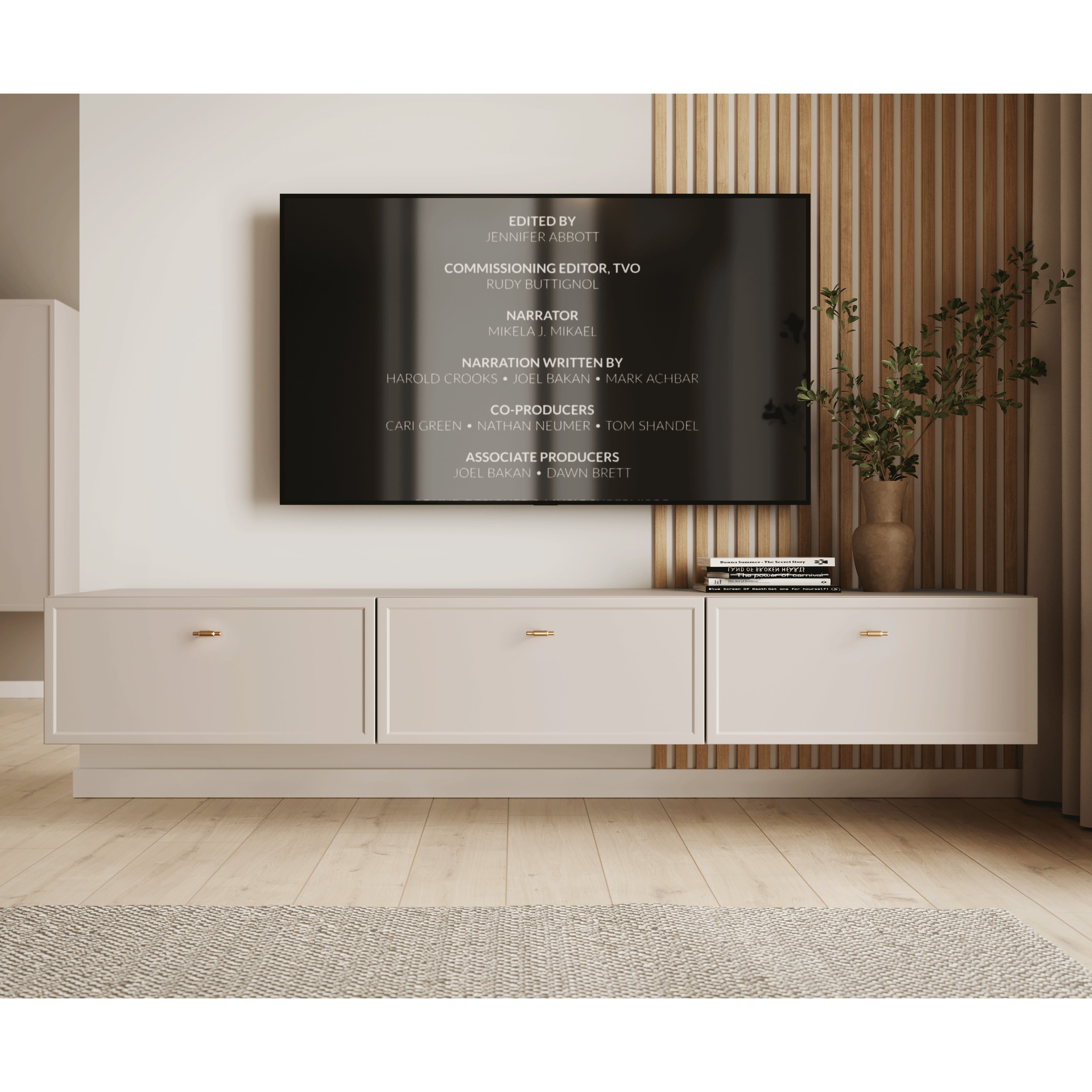TV Komoda Lorini 200cm, Materijal: MDF