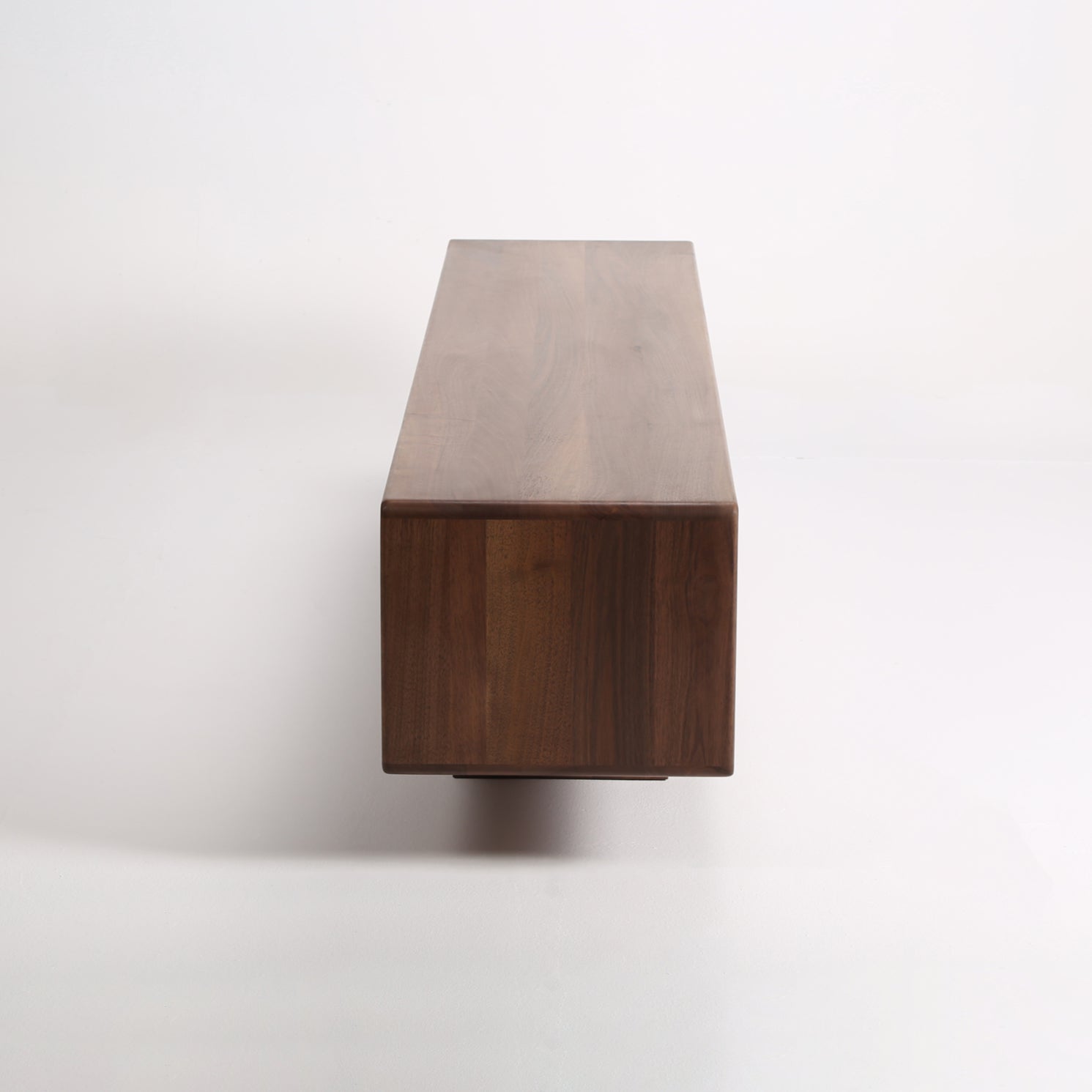 TV-Kommode Linea 180x44,5 cm, Material: Massivholz Walnuss