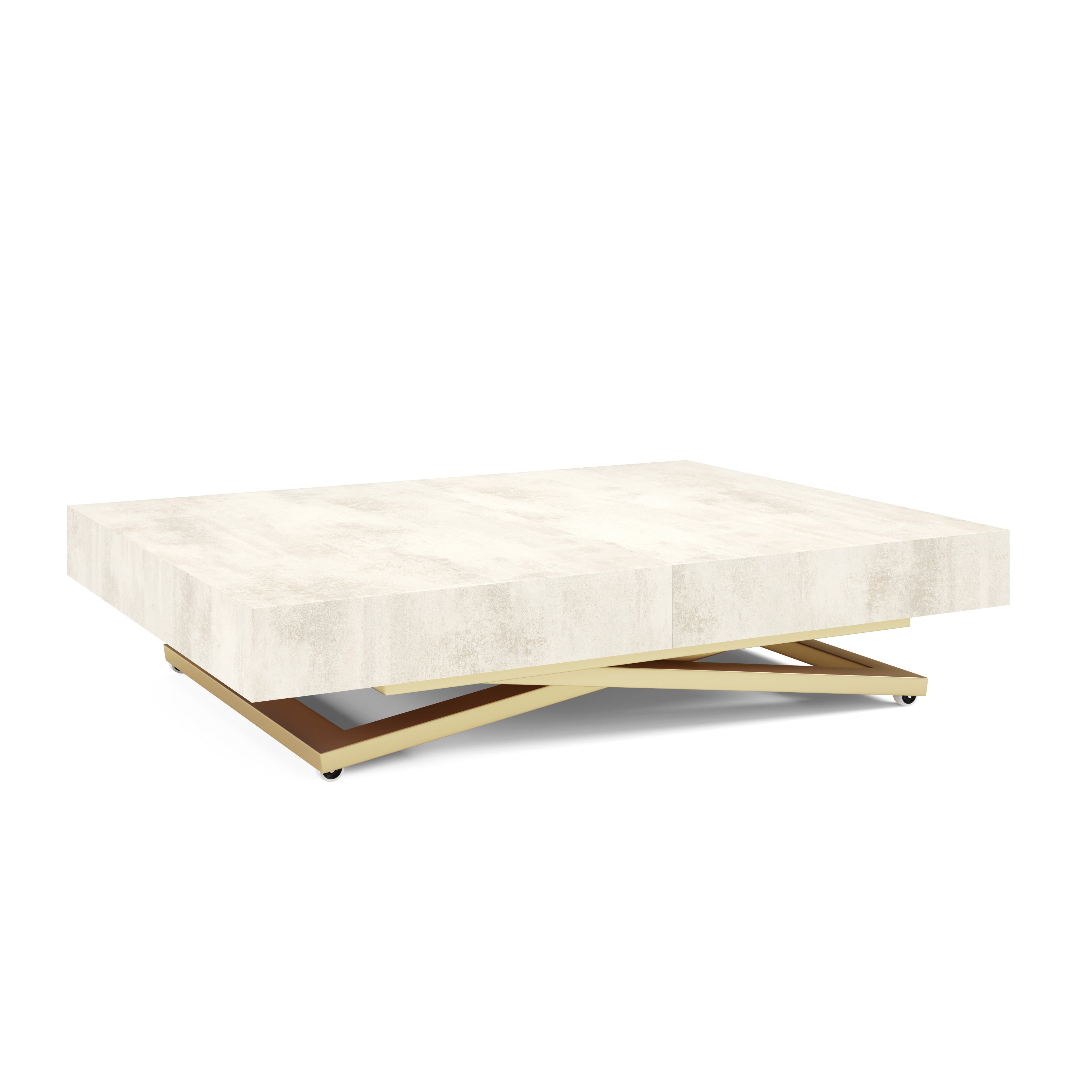Clubtisch Sanna U 120/200x90cm, Material: Auswahl möglich
