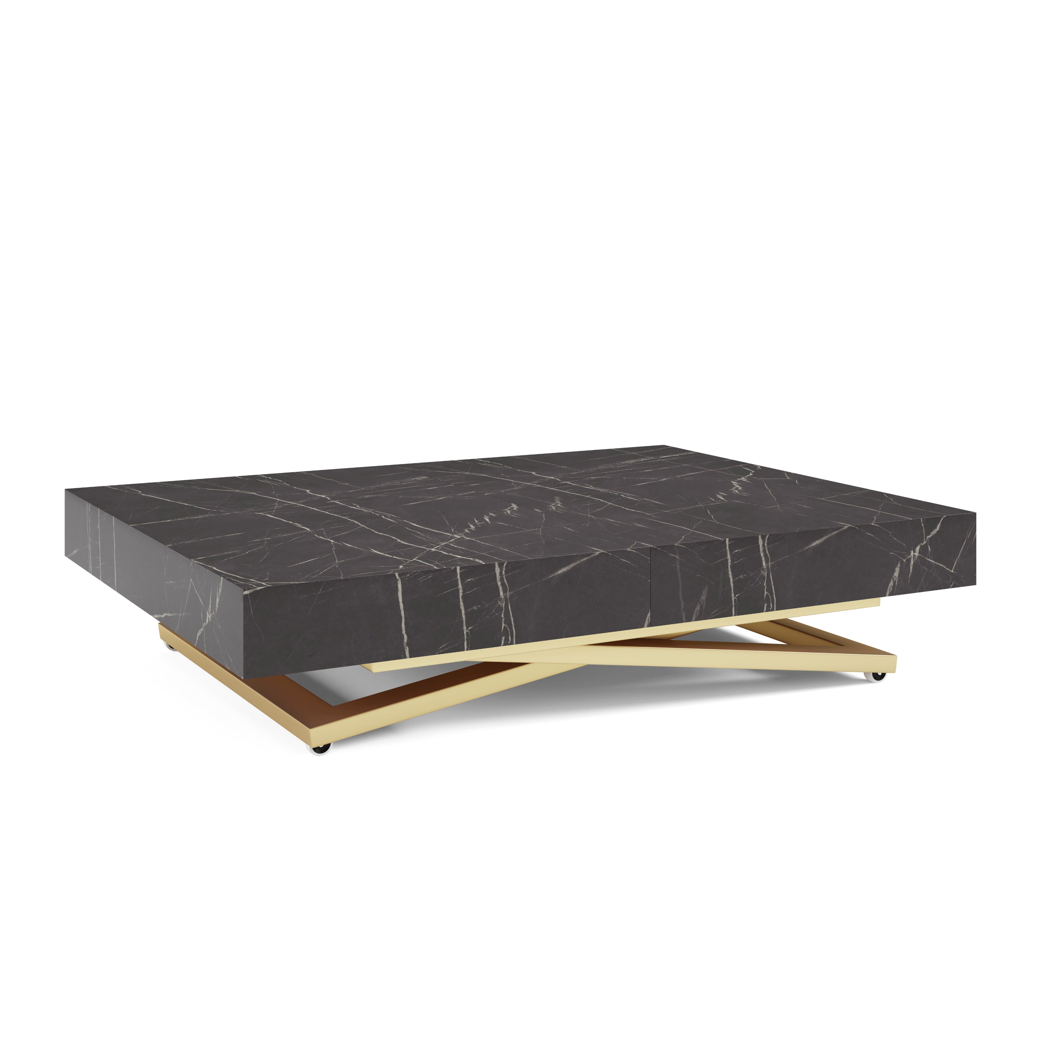 Clubtisch Sanna U 120/200x90cm, Material: Auswahl möglich
